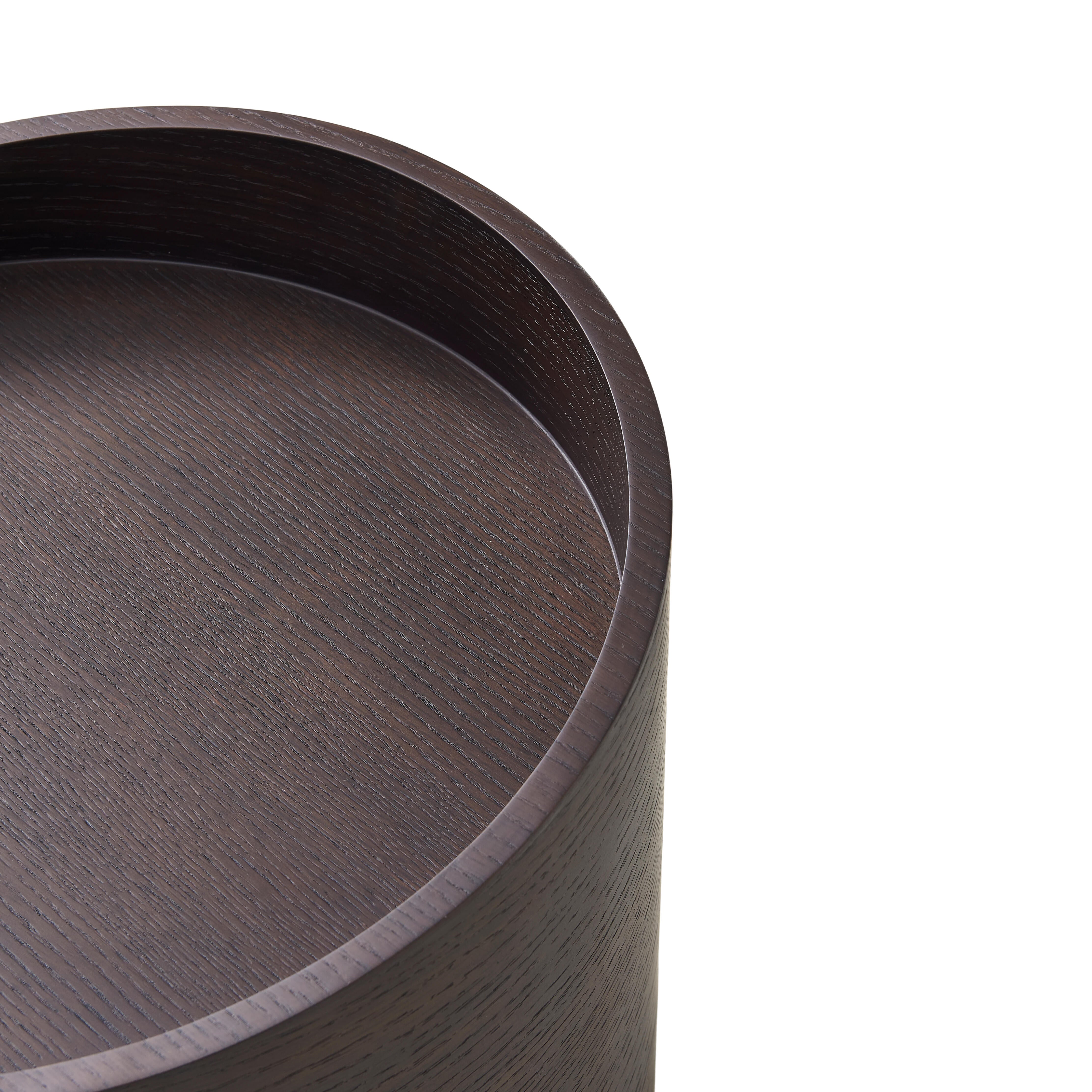 Alder Bedside Table - Smoked Oak