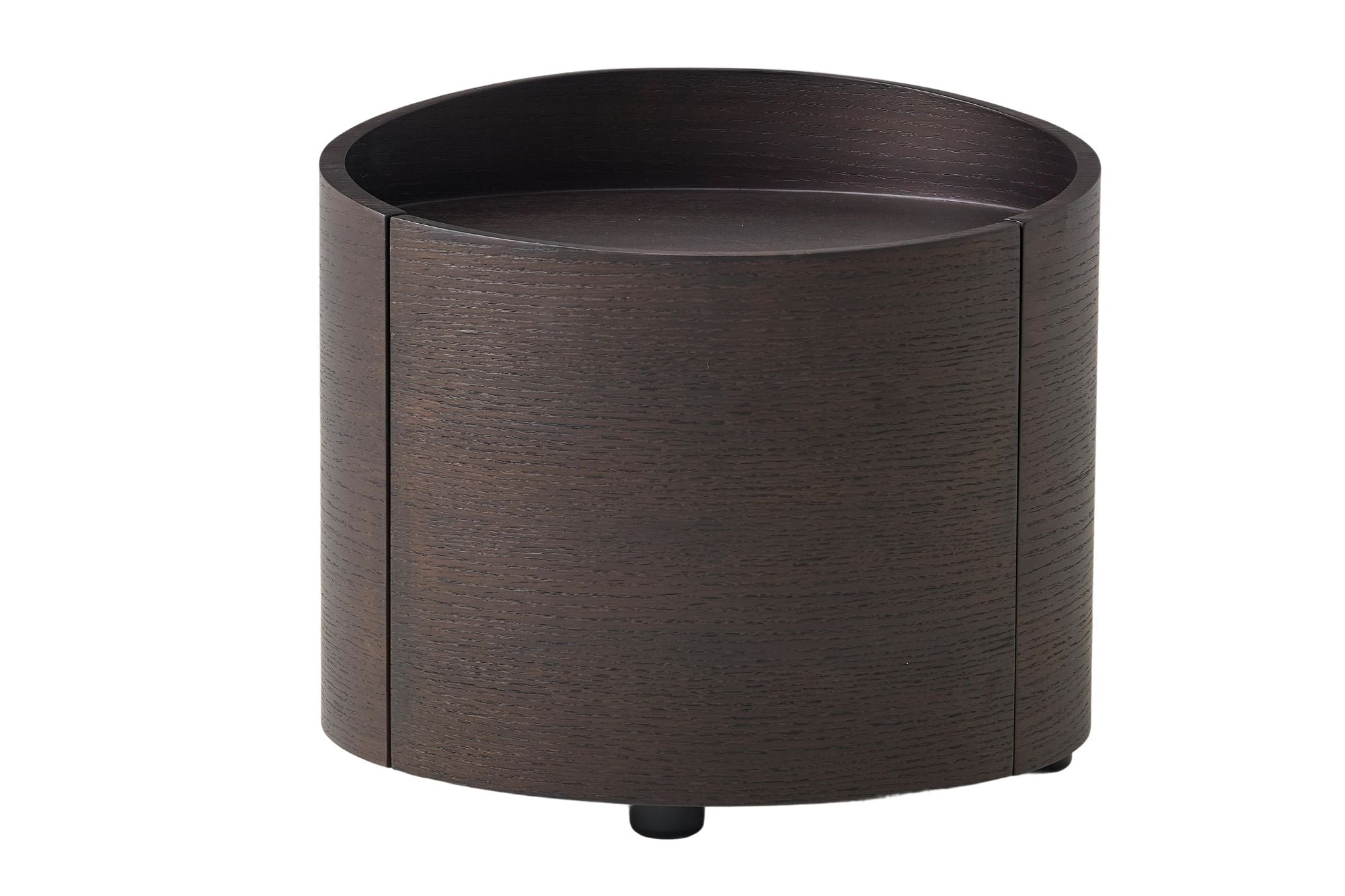 Alder Bedside Table - Smoked Oak