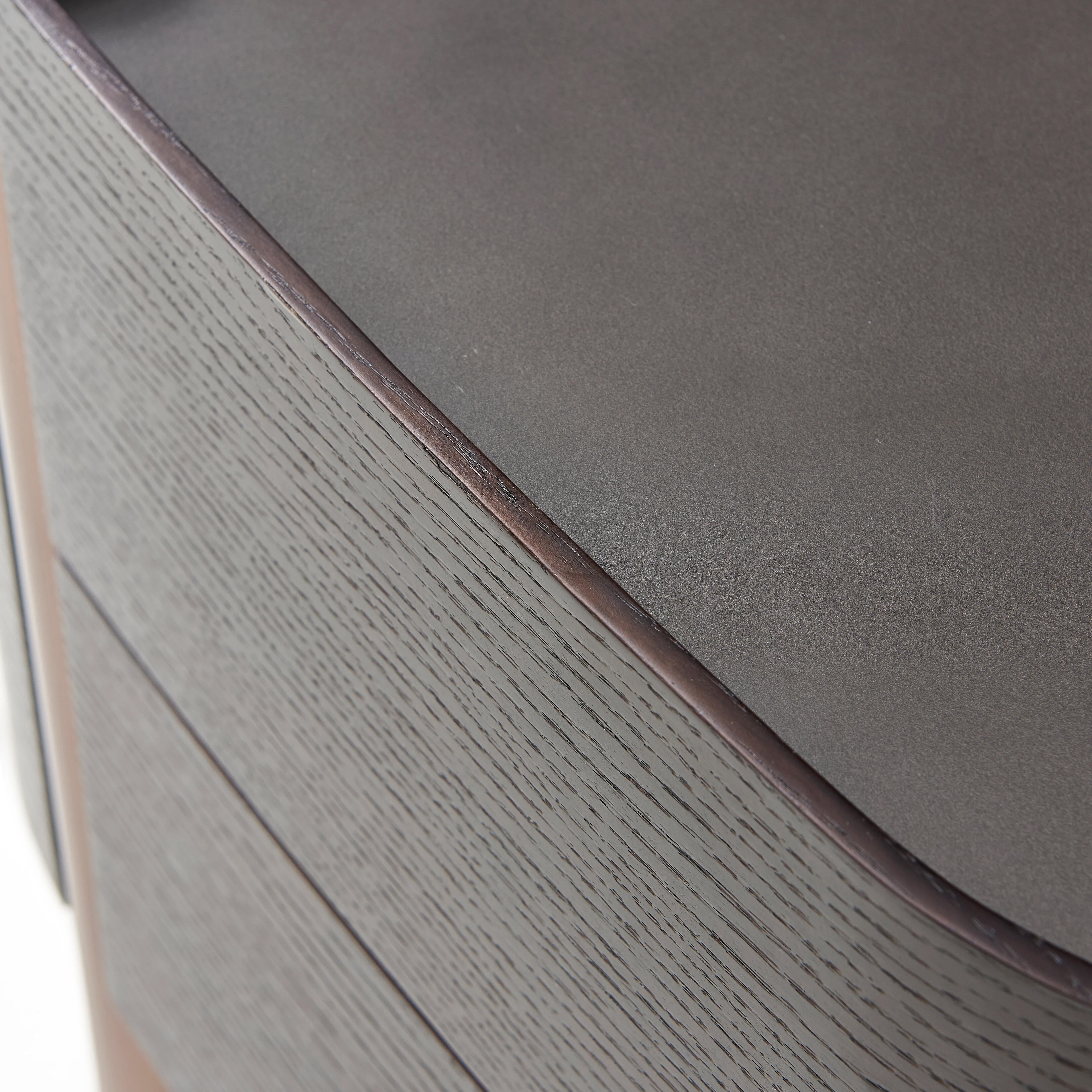 Jalen Bedside Table - Smoked Oak