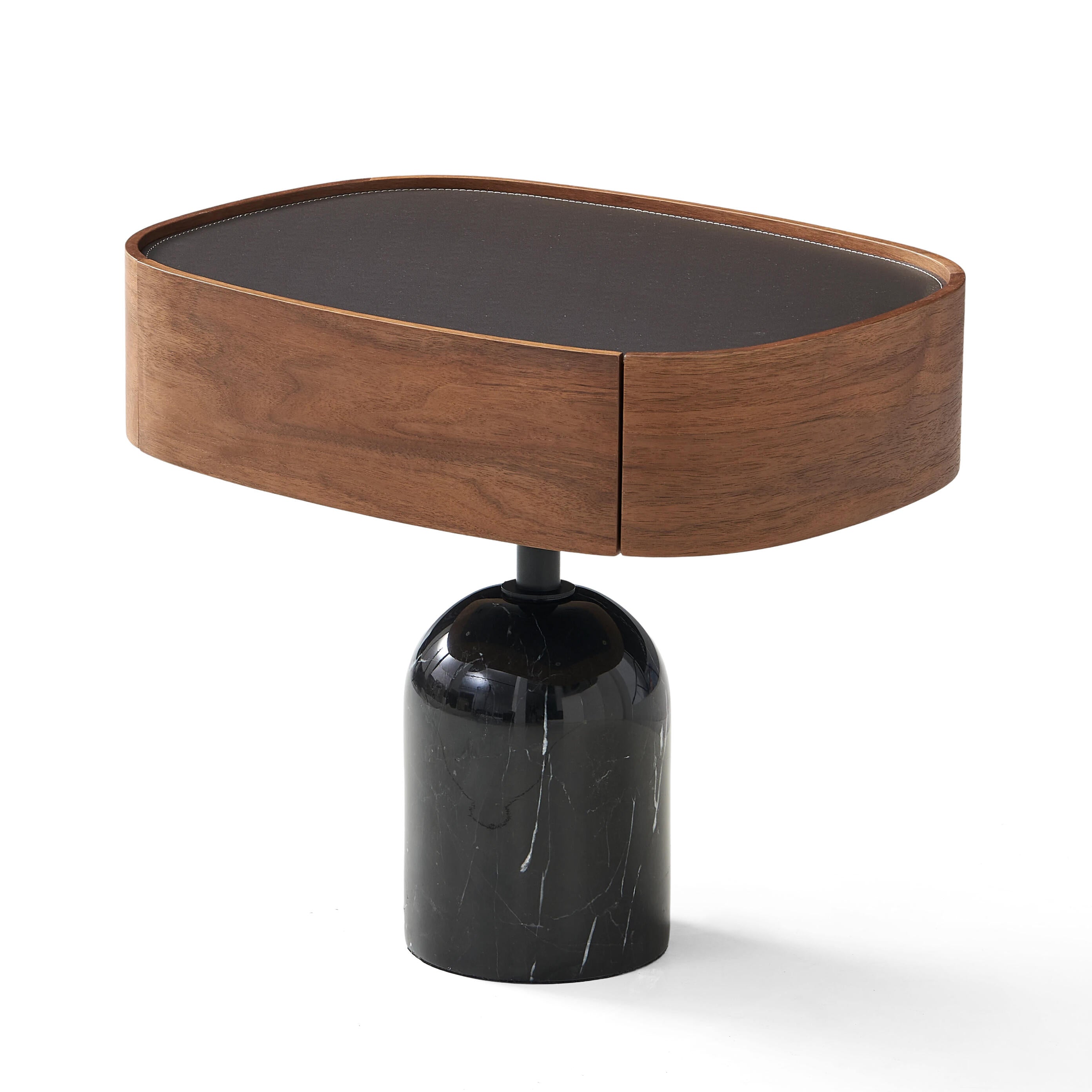 Vesta Bedside Table Black