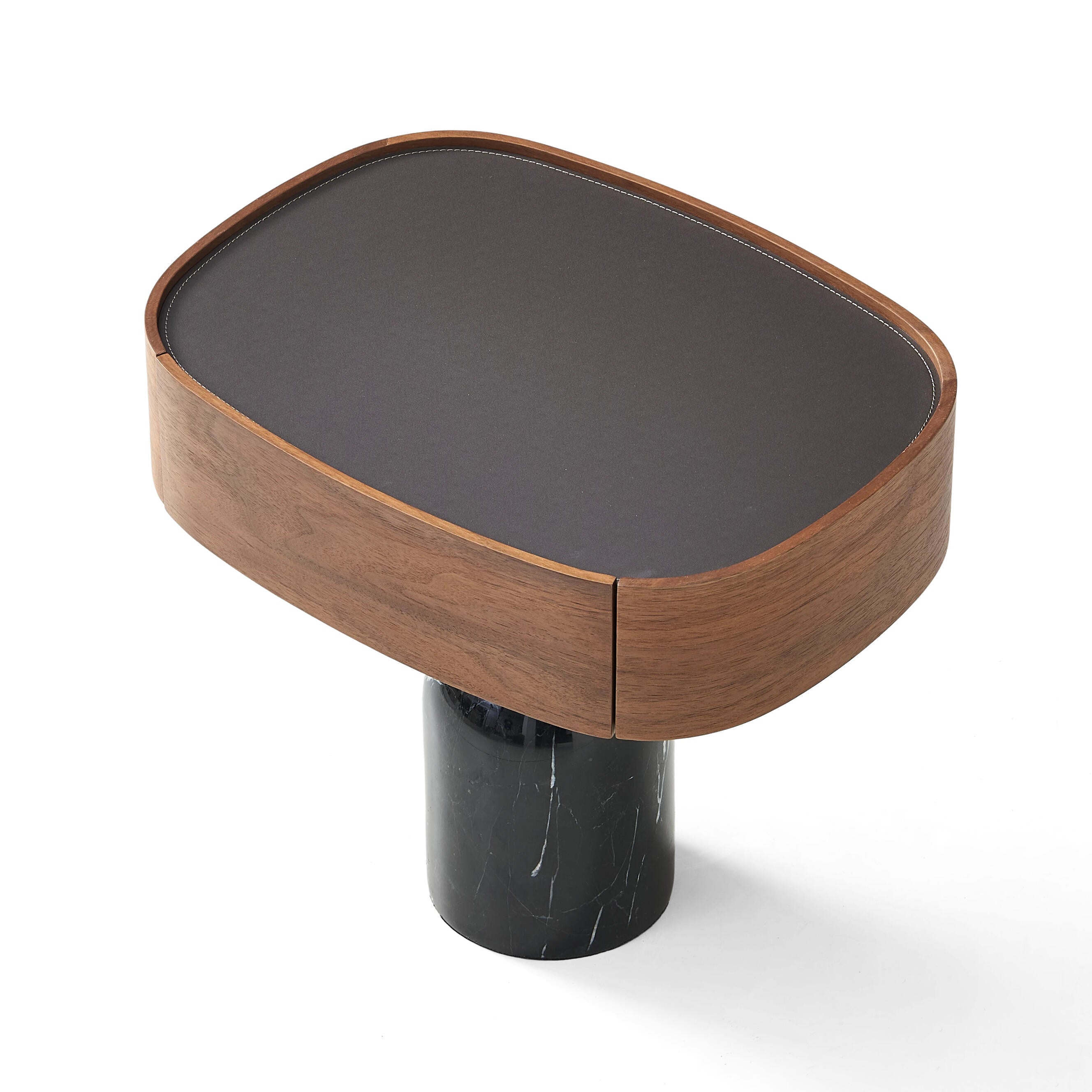 Vesta Bedside Table Black