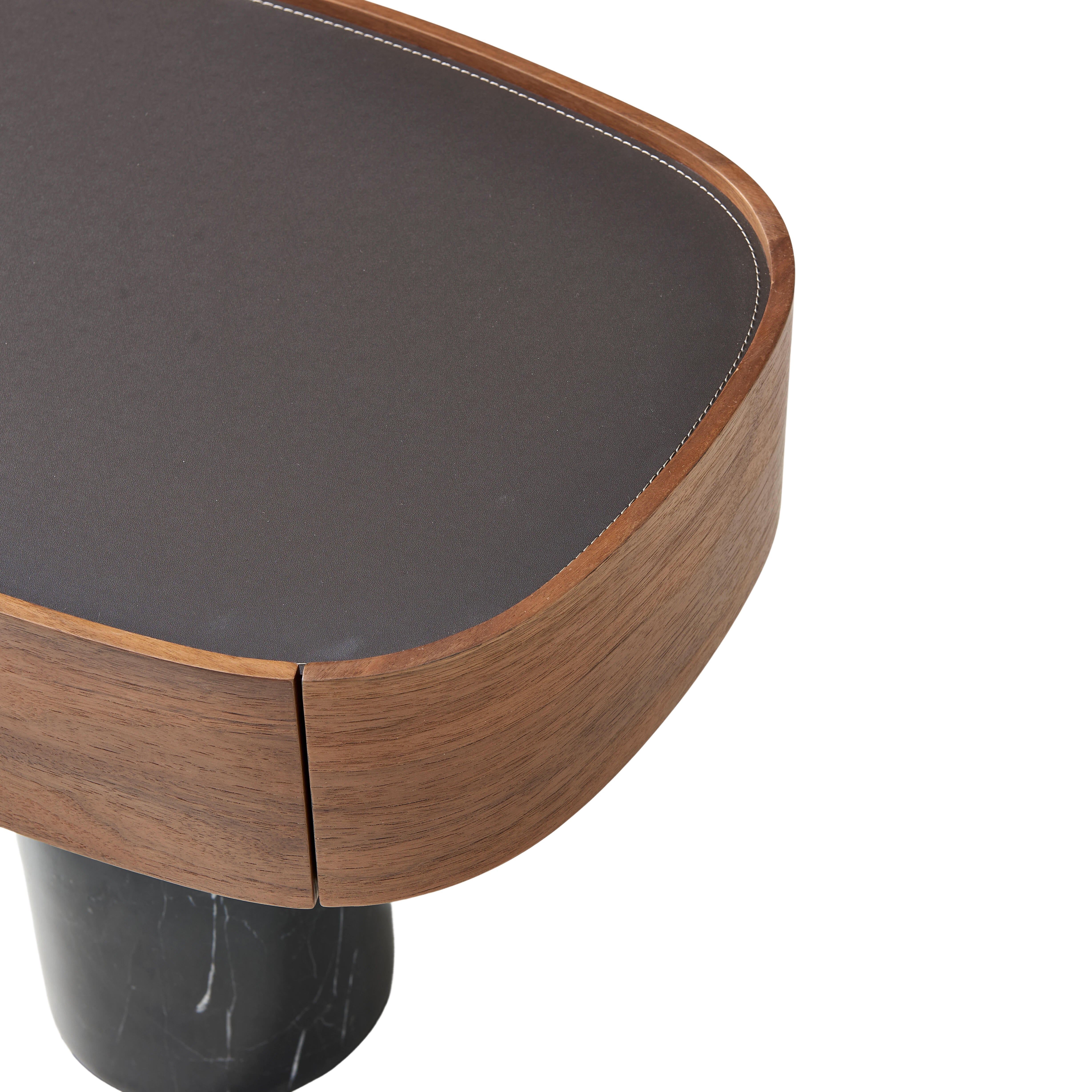 Vesta Bedside Table Black