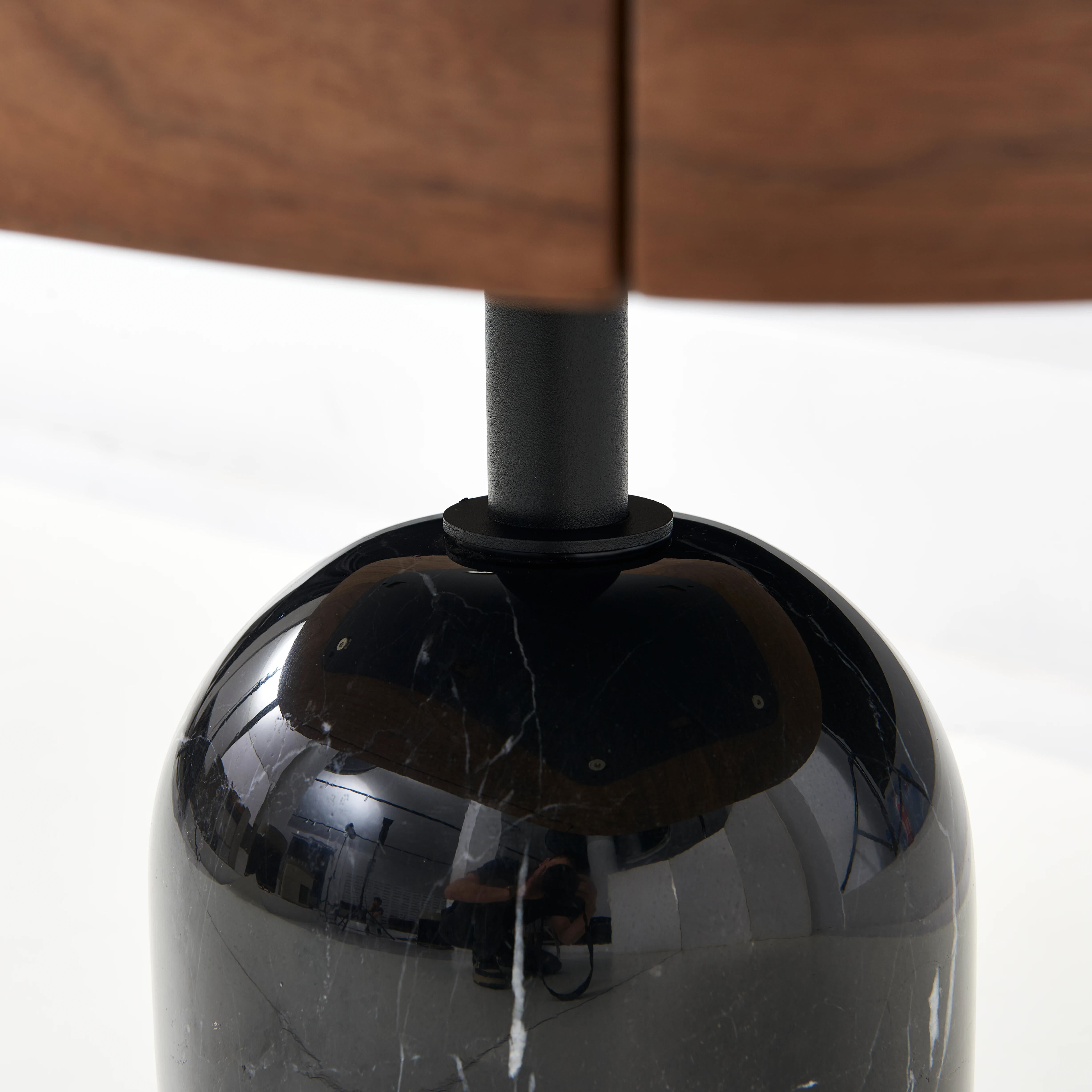 Vesta Bedside Table Black