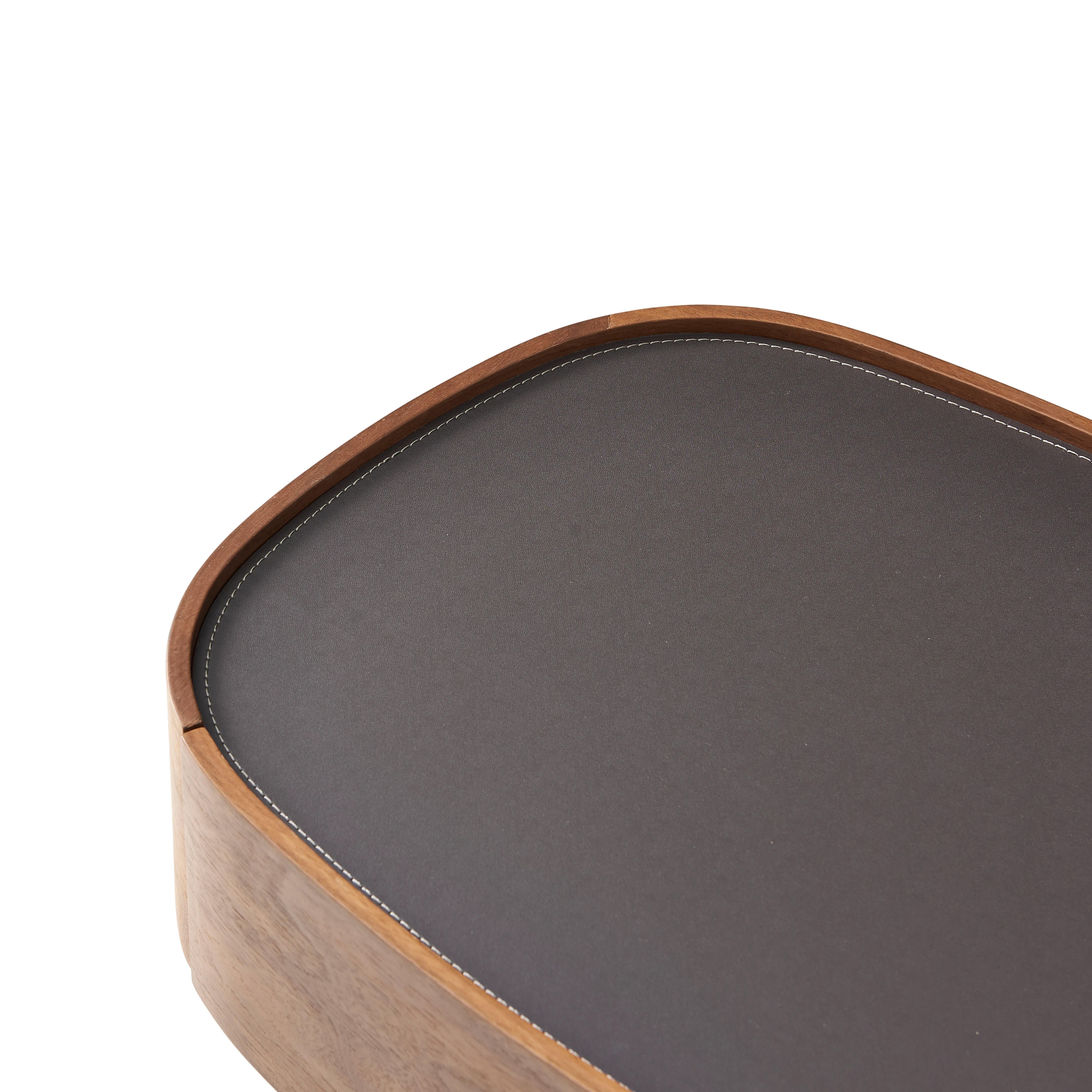 Vesta Bedside Table Black