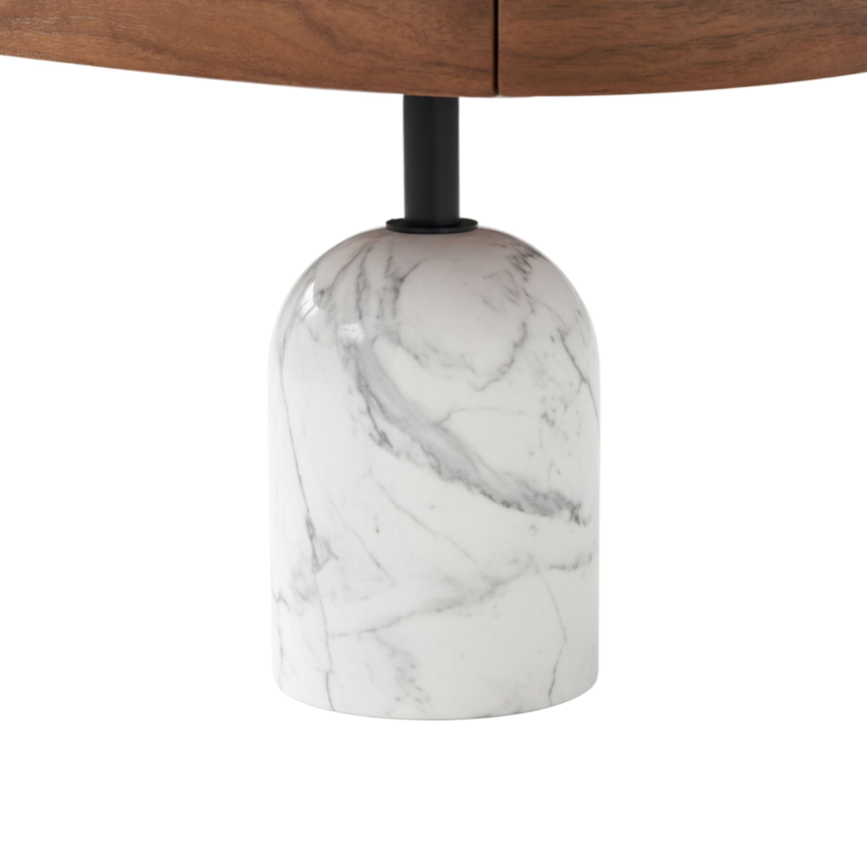 Vesta Bedside Table White