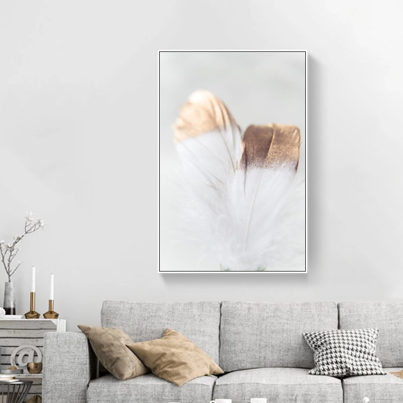 Frosty Leaves Print