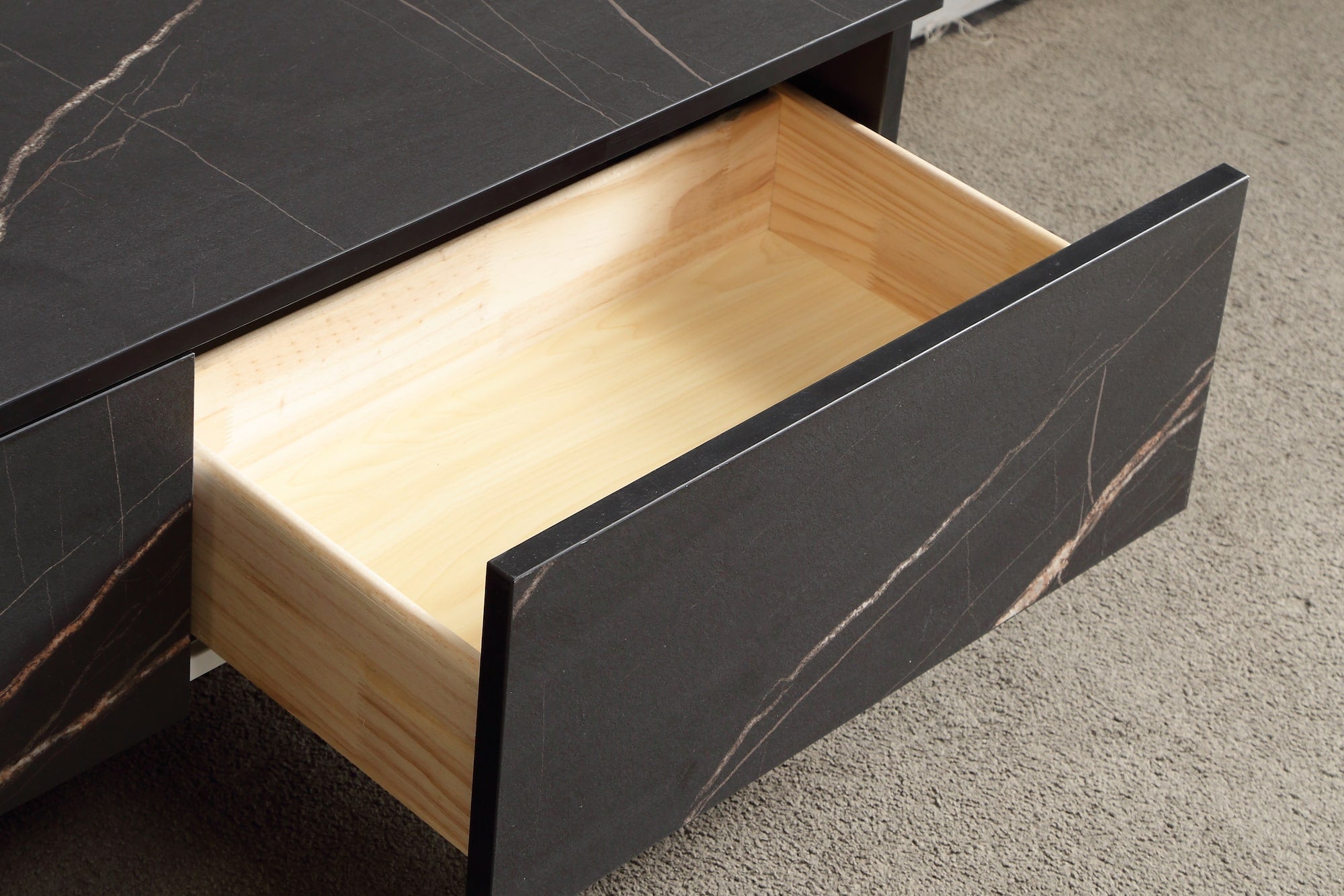 Black and White Entertainment unit