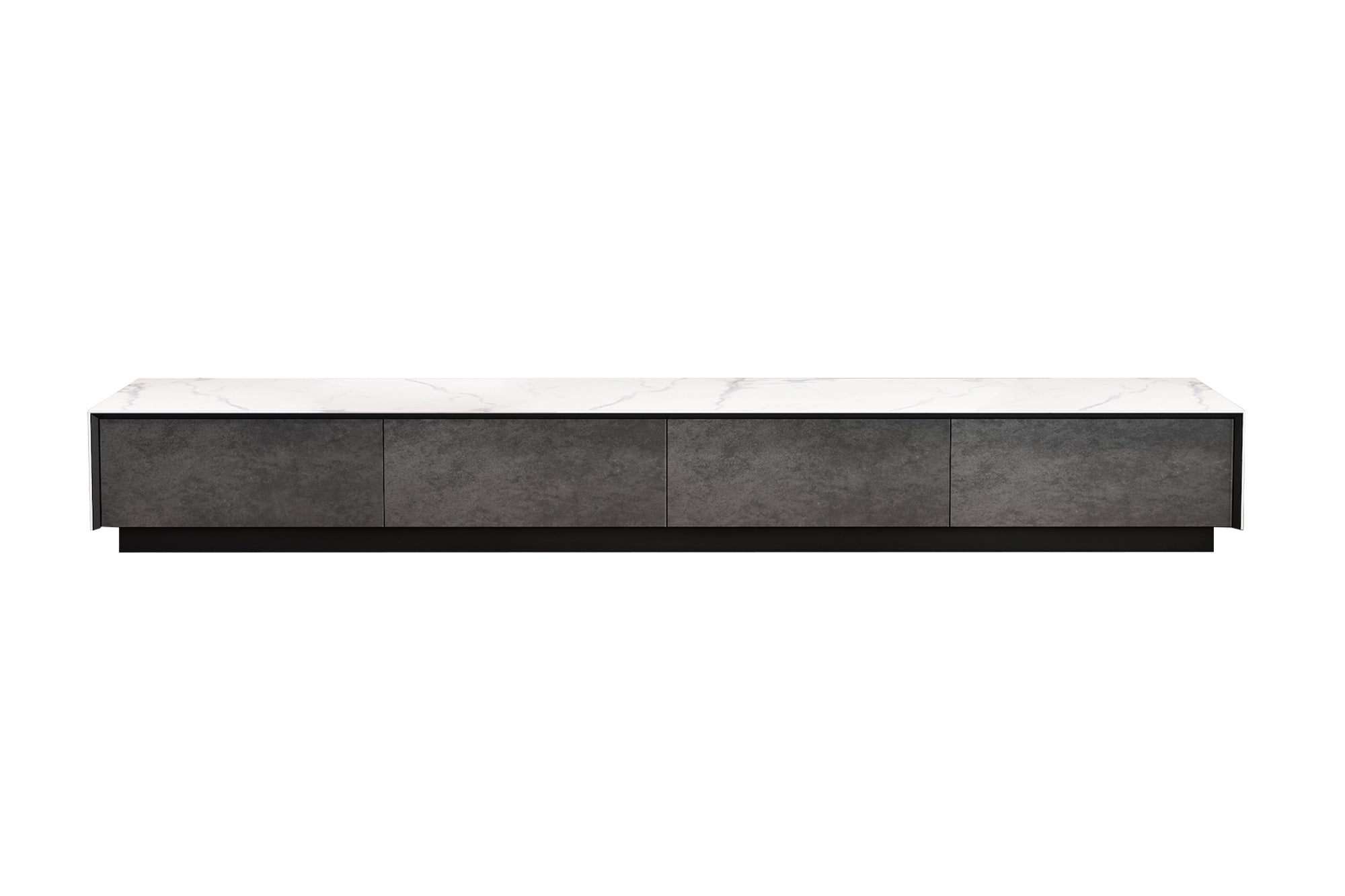 light grey and marble pattern entertainment table