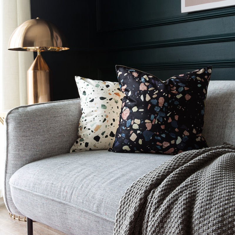 Marble Velvet Cushion Cover