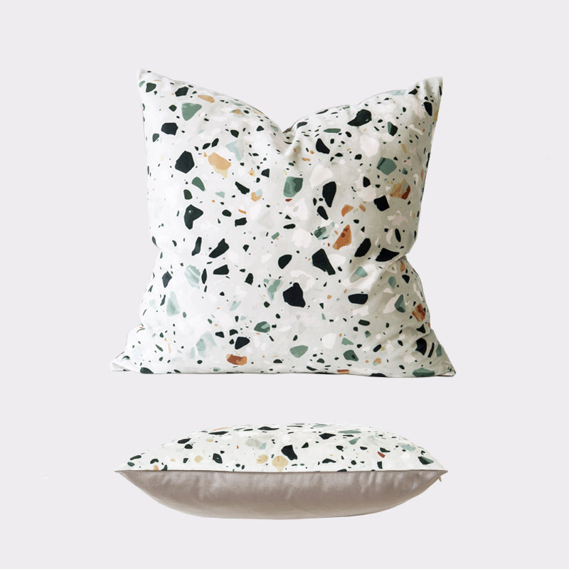 Marble Velvet Cushion Cover