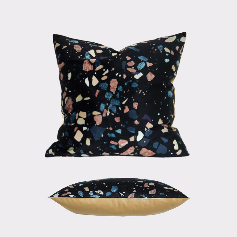 Marble Velvet Cushion Cover