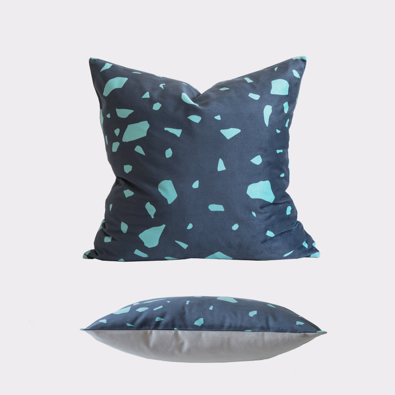 Marble Velvet Cushion Cover