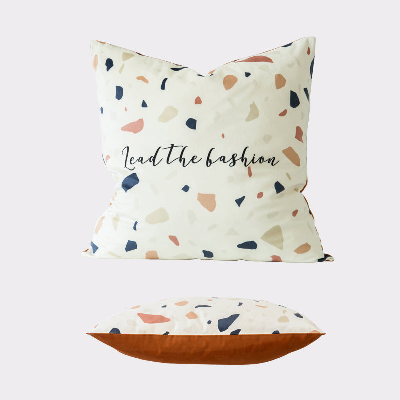 Marble Velvet Cushion Cover