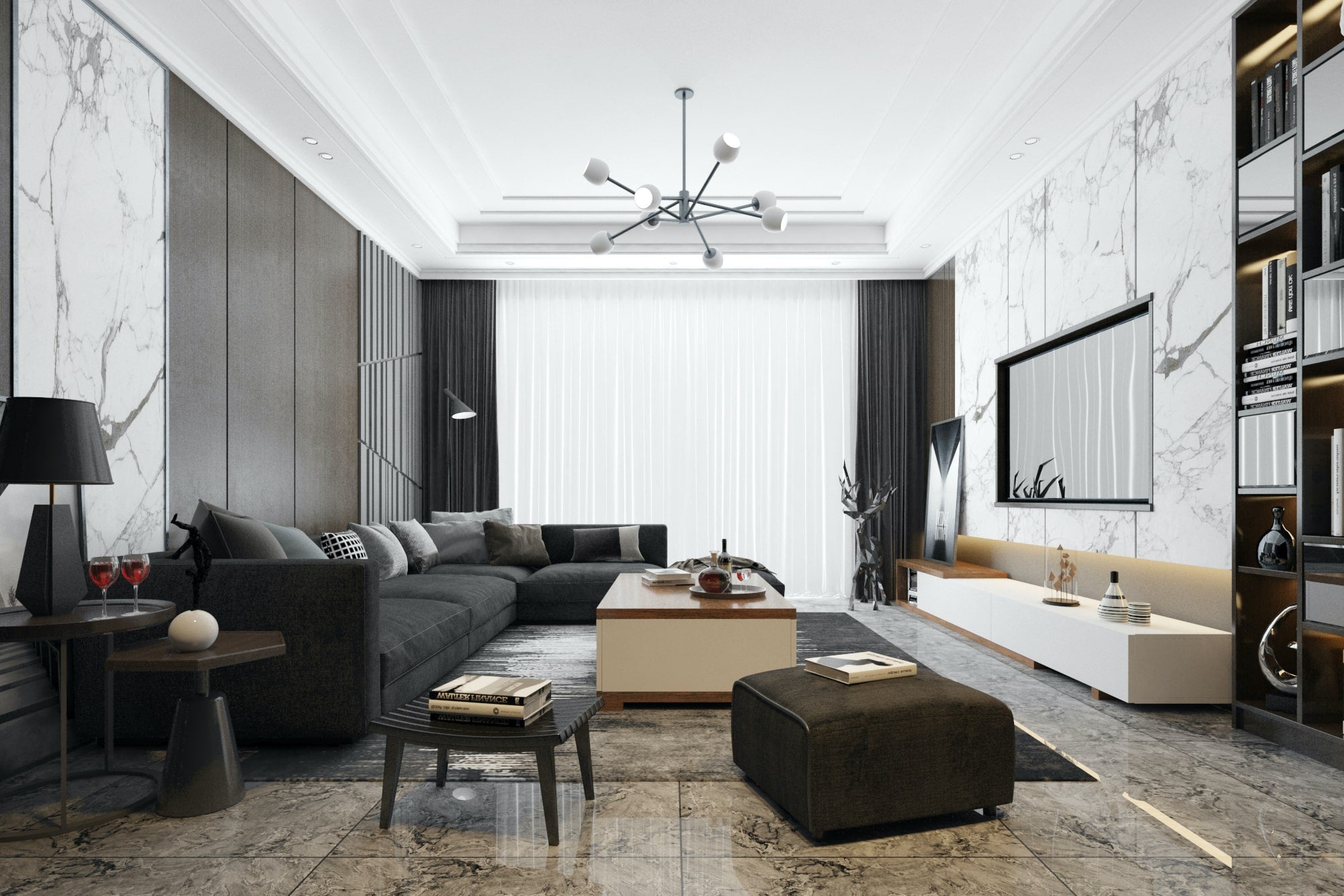 Jessica Coffee Table (WHITE)