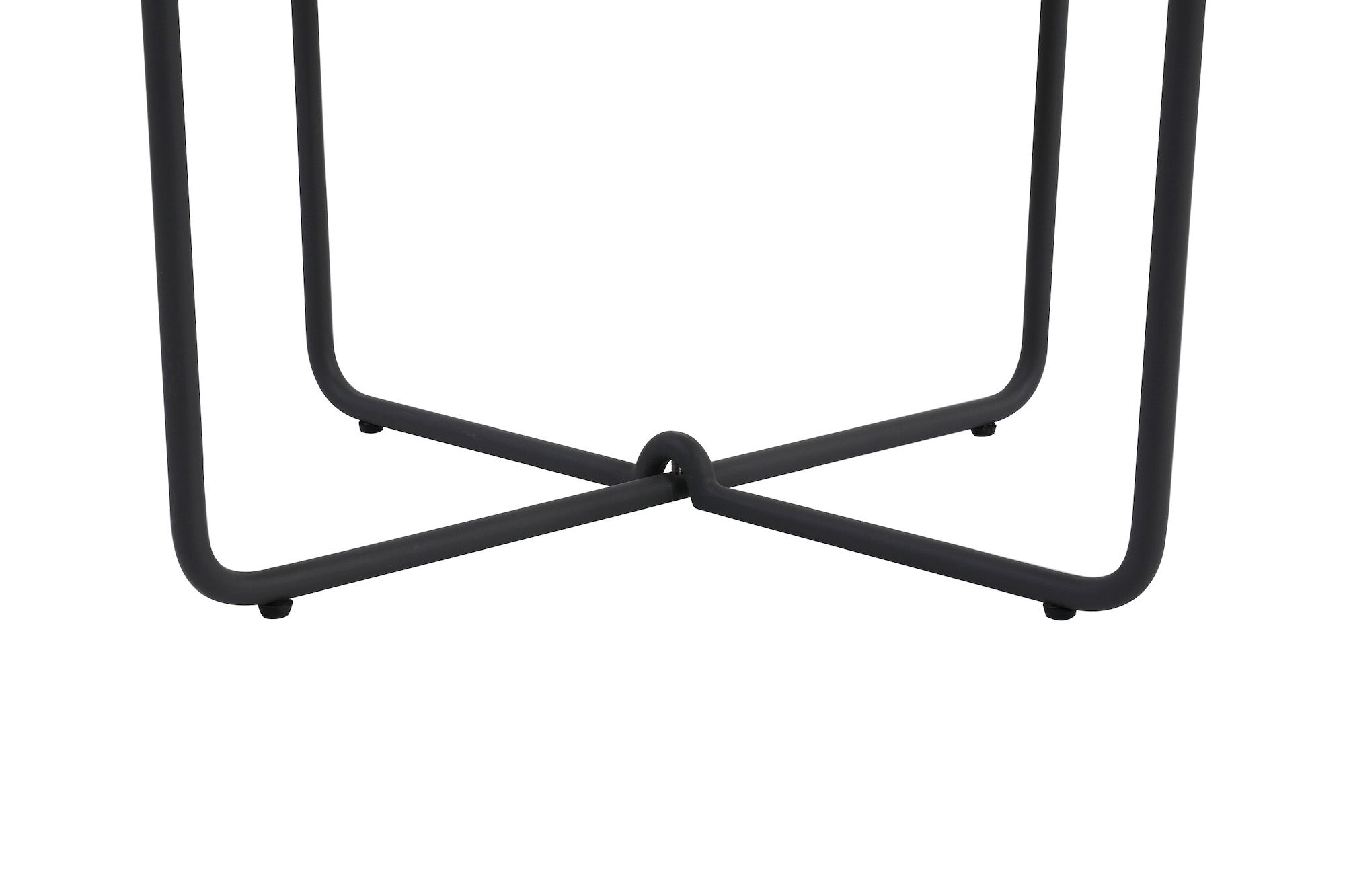 End table black legs