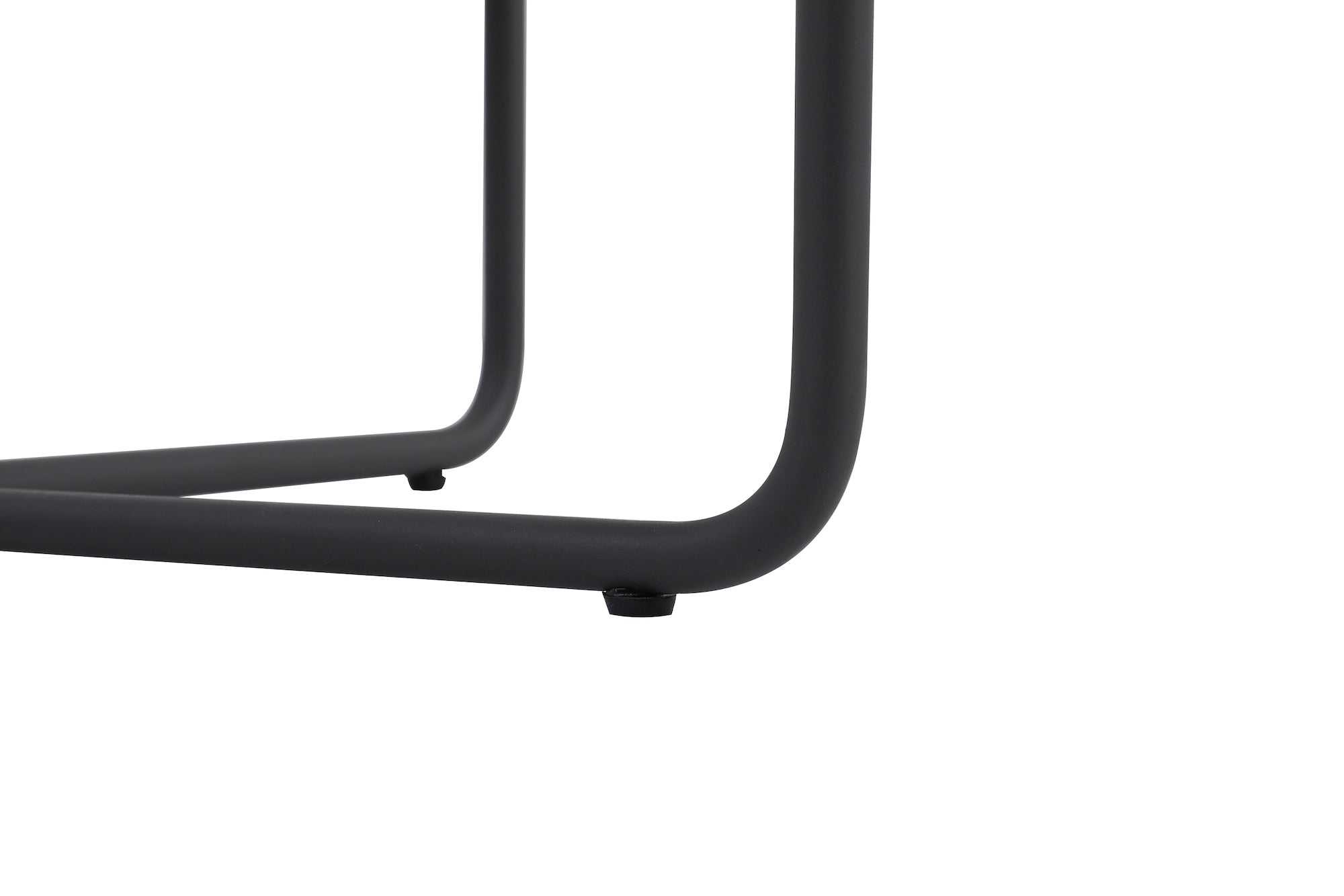 End table black legs