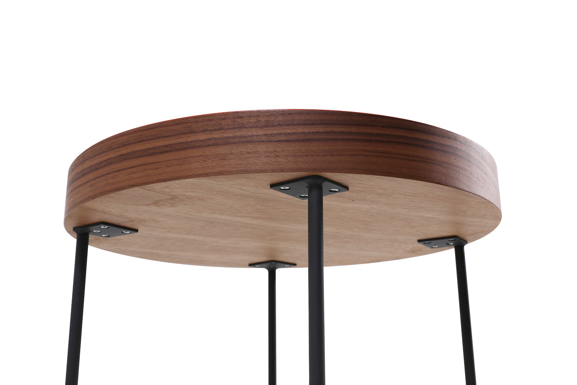 End table with black legs