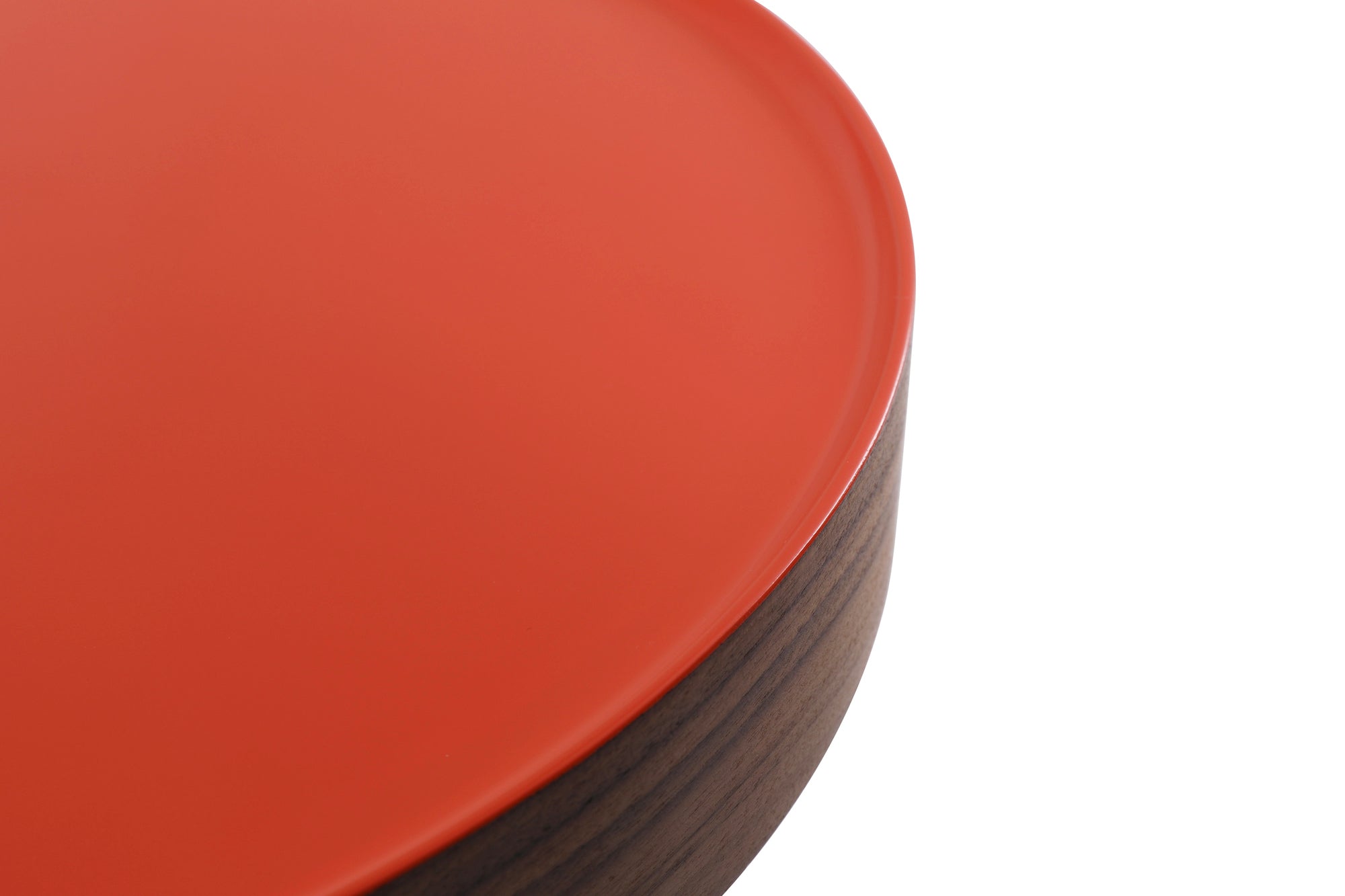 End Table Orange Lacquer