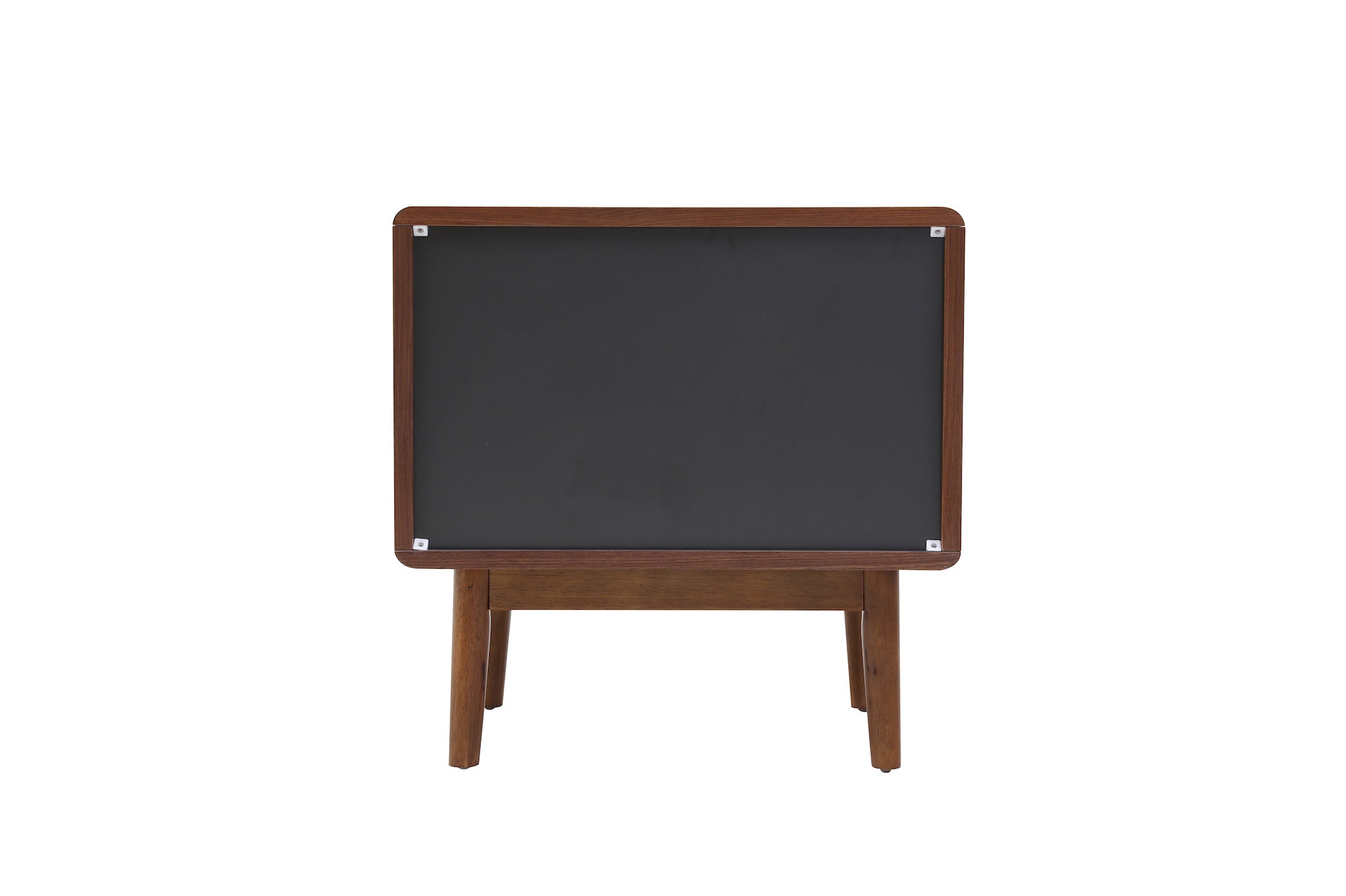 Bedside Table Walnut Khaki