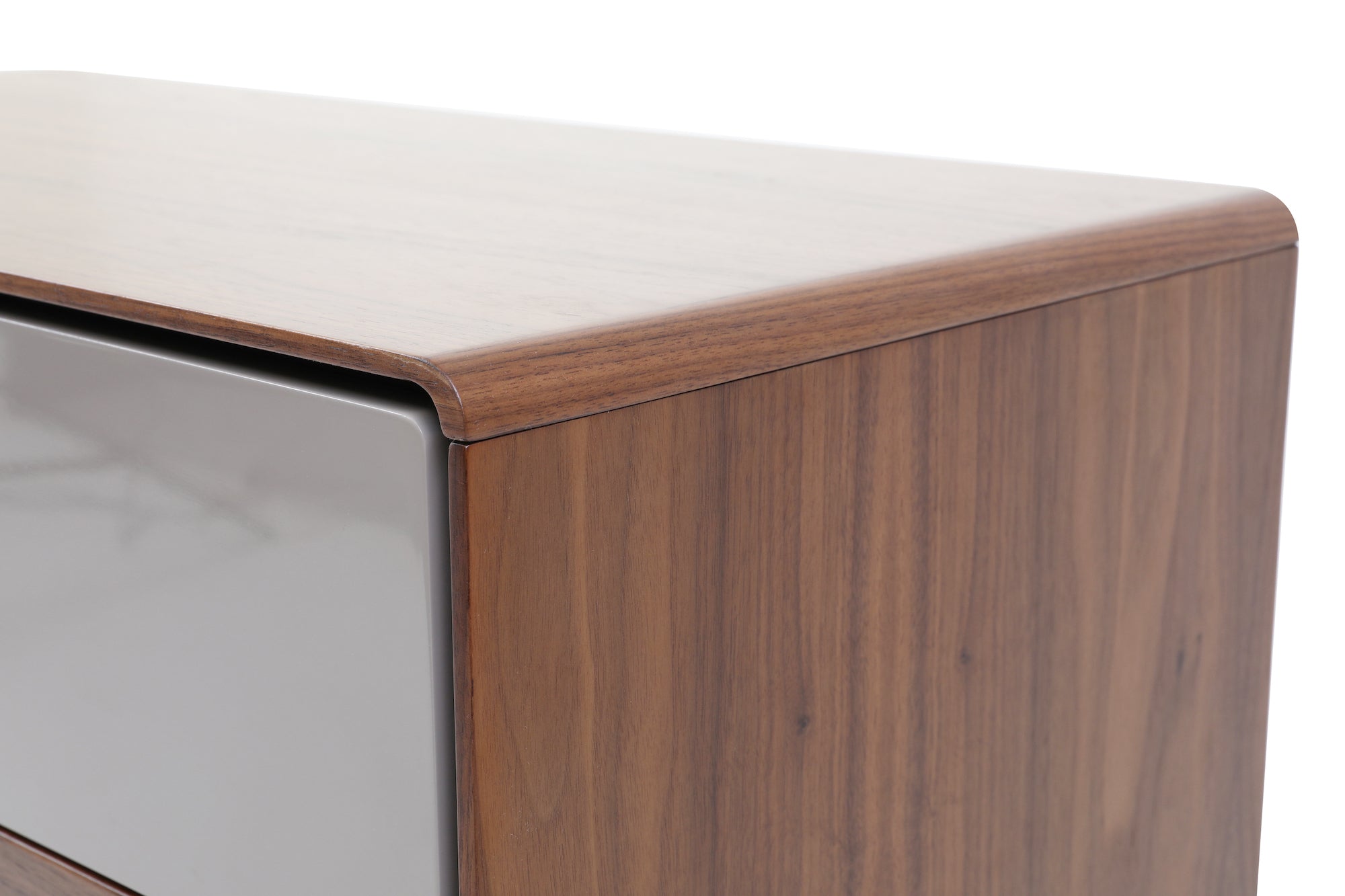 Walnut 5 Drawer Tallboy