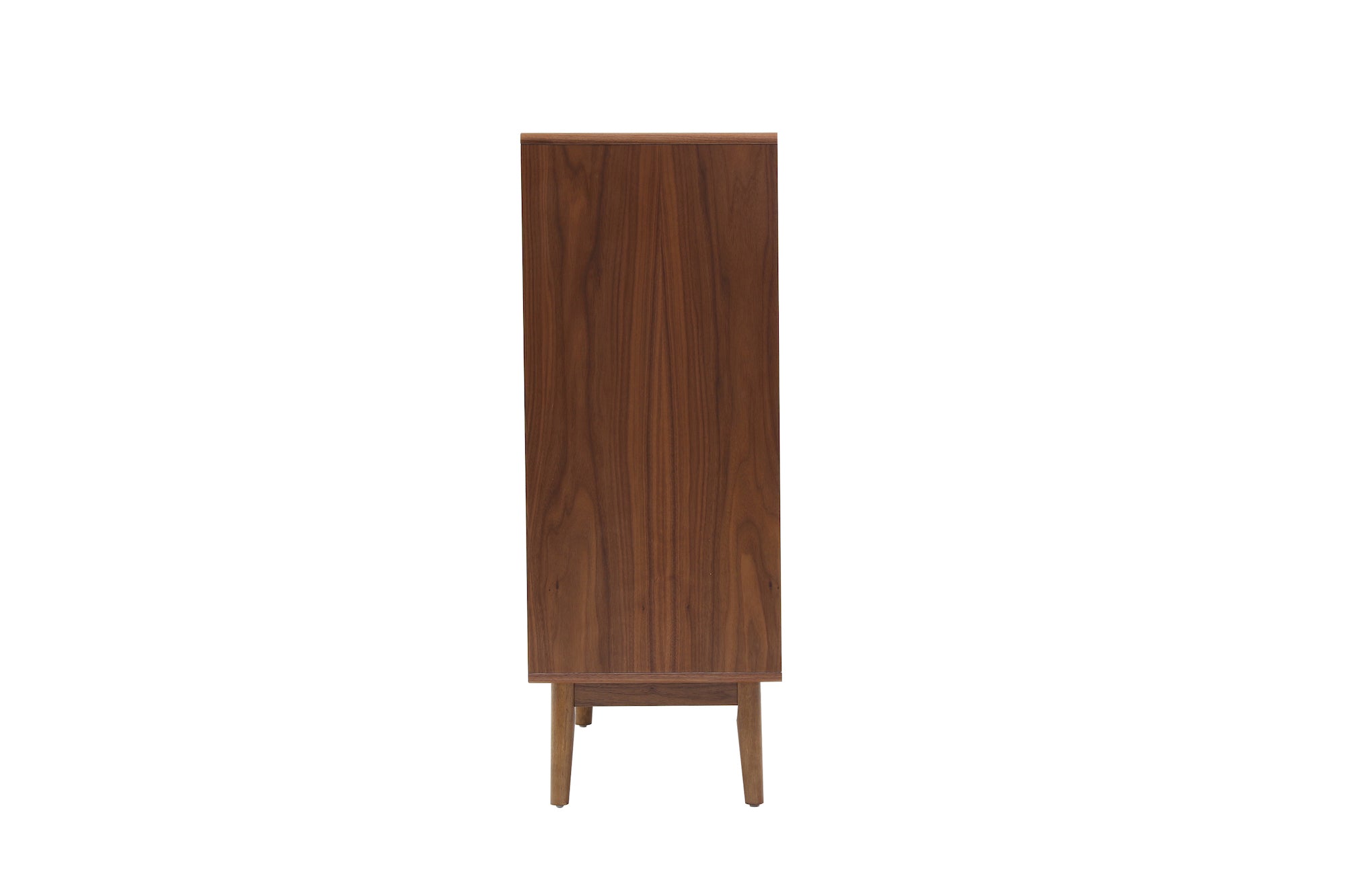 Walnut 5 Drawer Tallboy