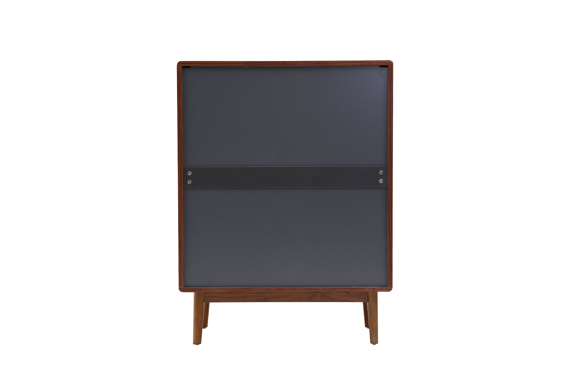 Walnut 5 Drawer Tallboy