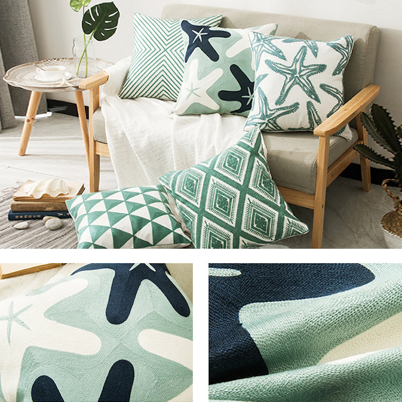 Cotton Embroidery Cushion Cover