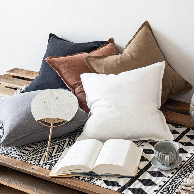 Plain Cotton Linen Cushion Cover