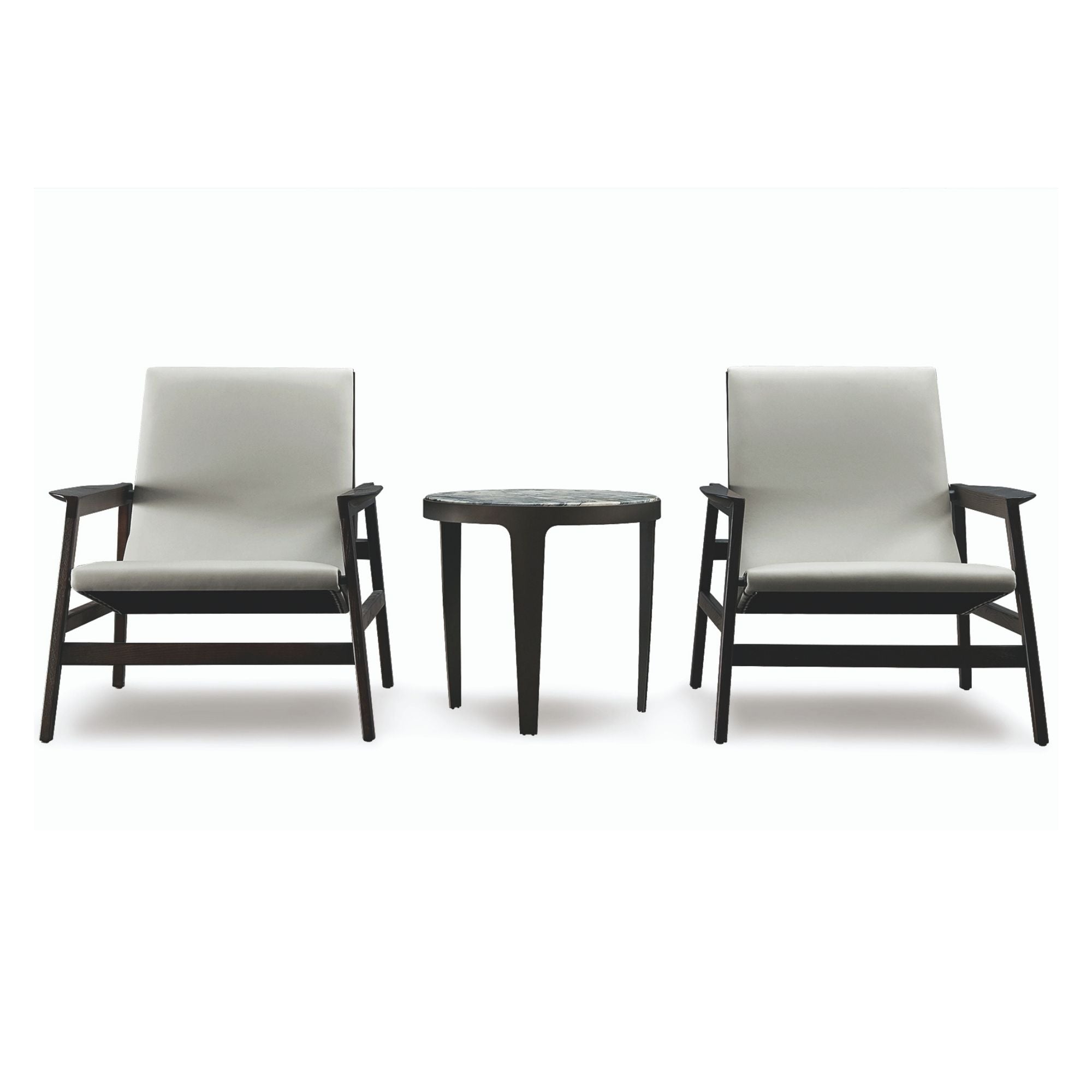 Black Ashwood frame armchair