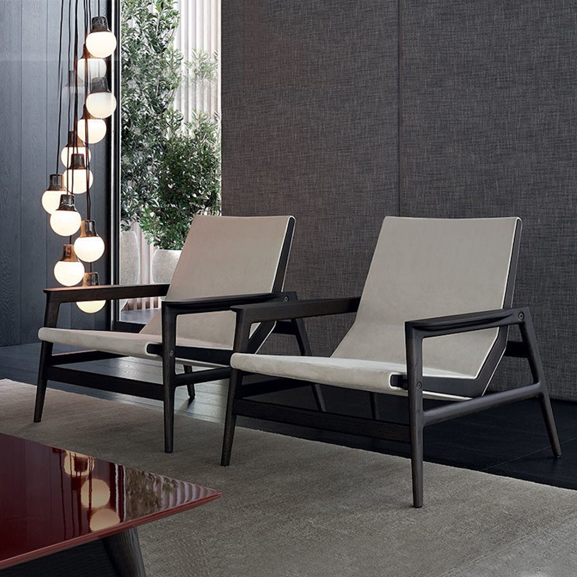 Ashwood frame armchair