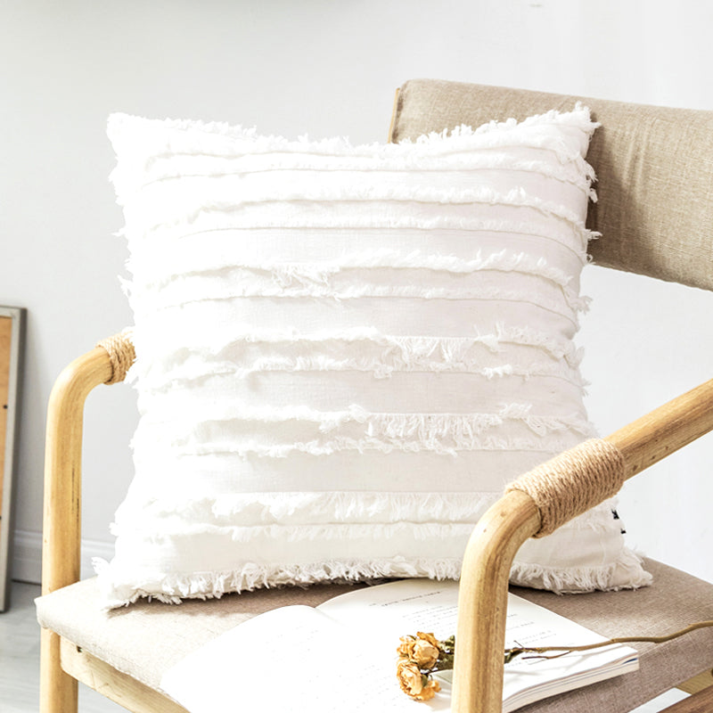Soft Plain Shaggy Cushion Cover