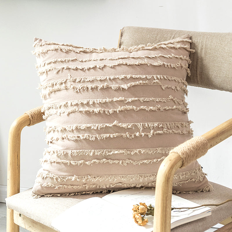 Soft Plain Shaggy Cushion Cover