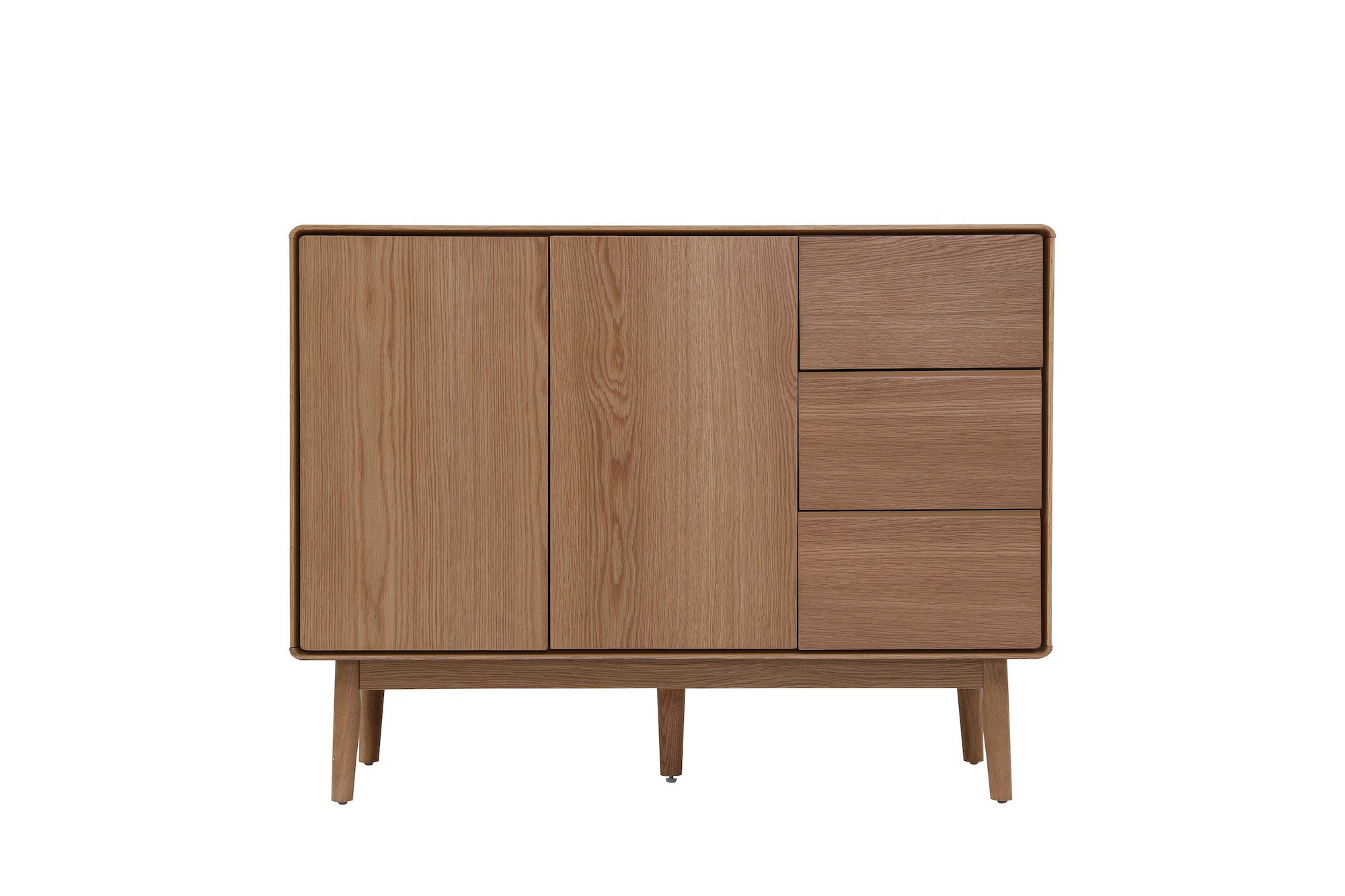 white oak veneer small buffet