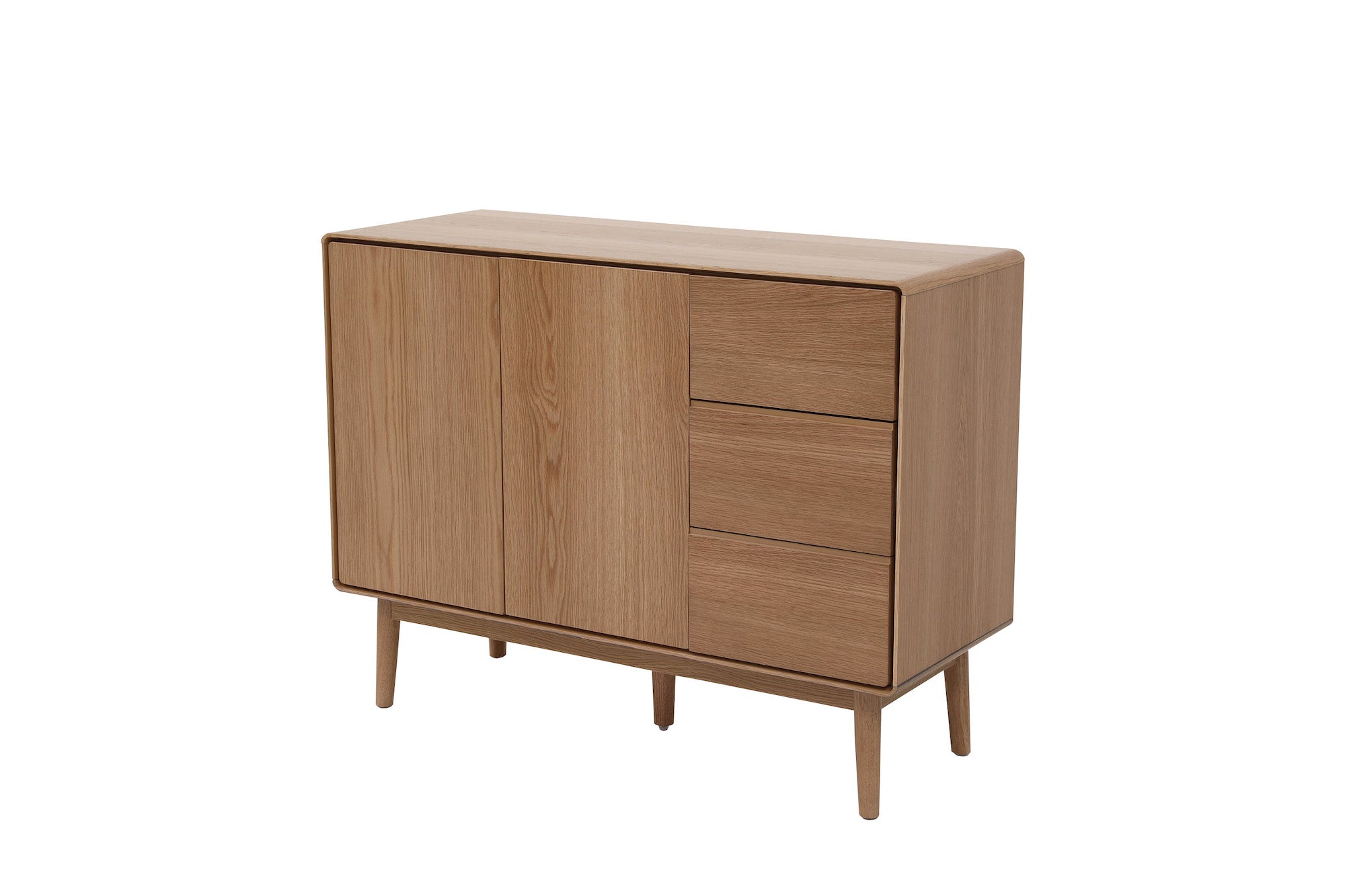 white oak veneer small buffet