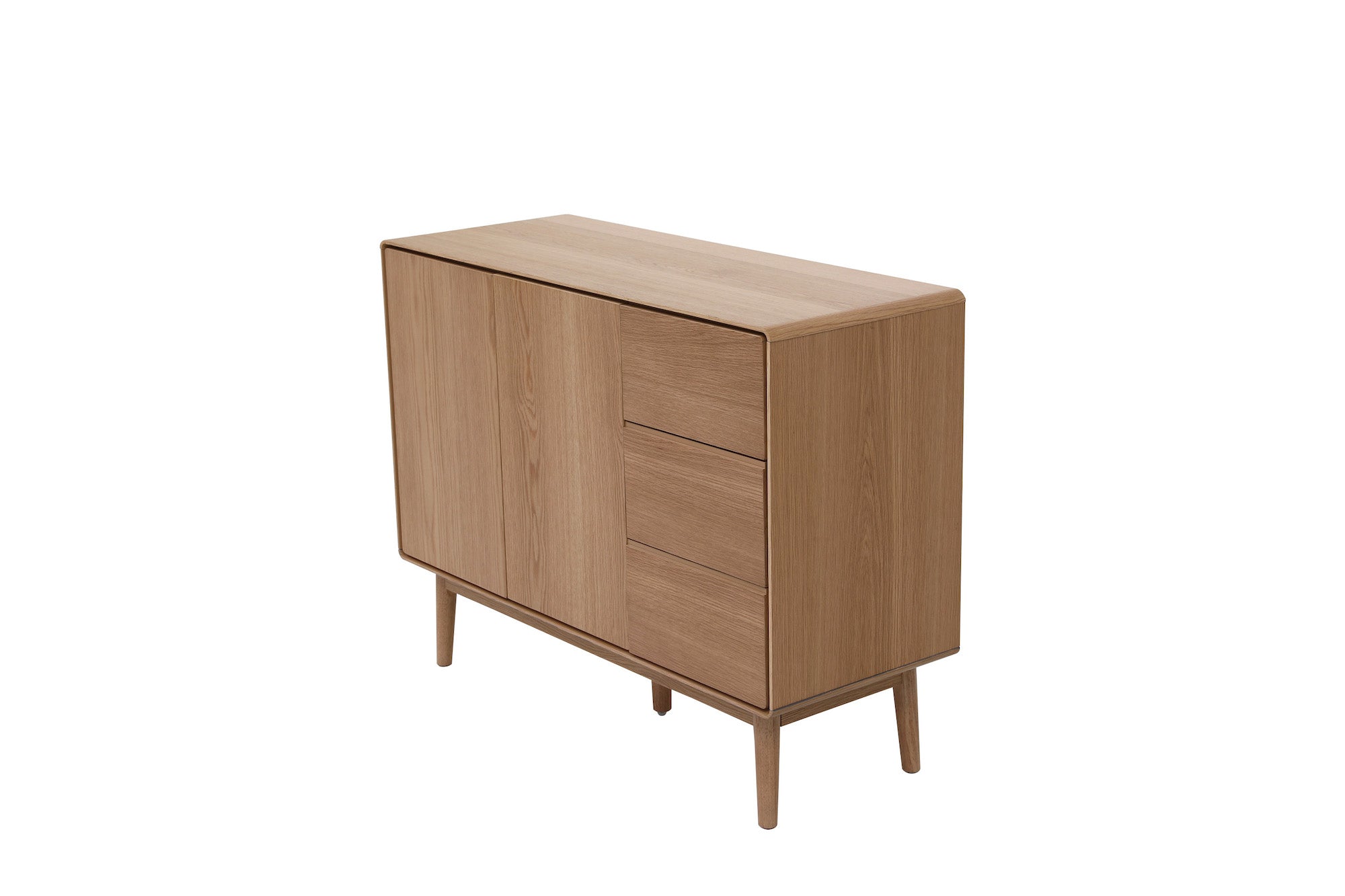 white oak veneer small buffet