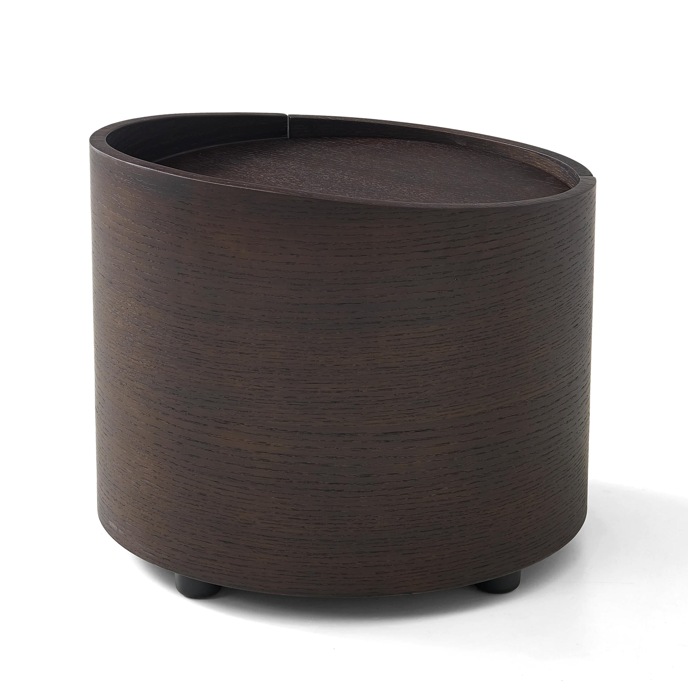 Alder Bedside Table - Smoked Oak