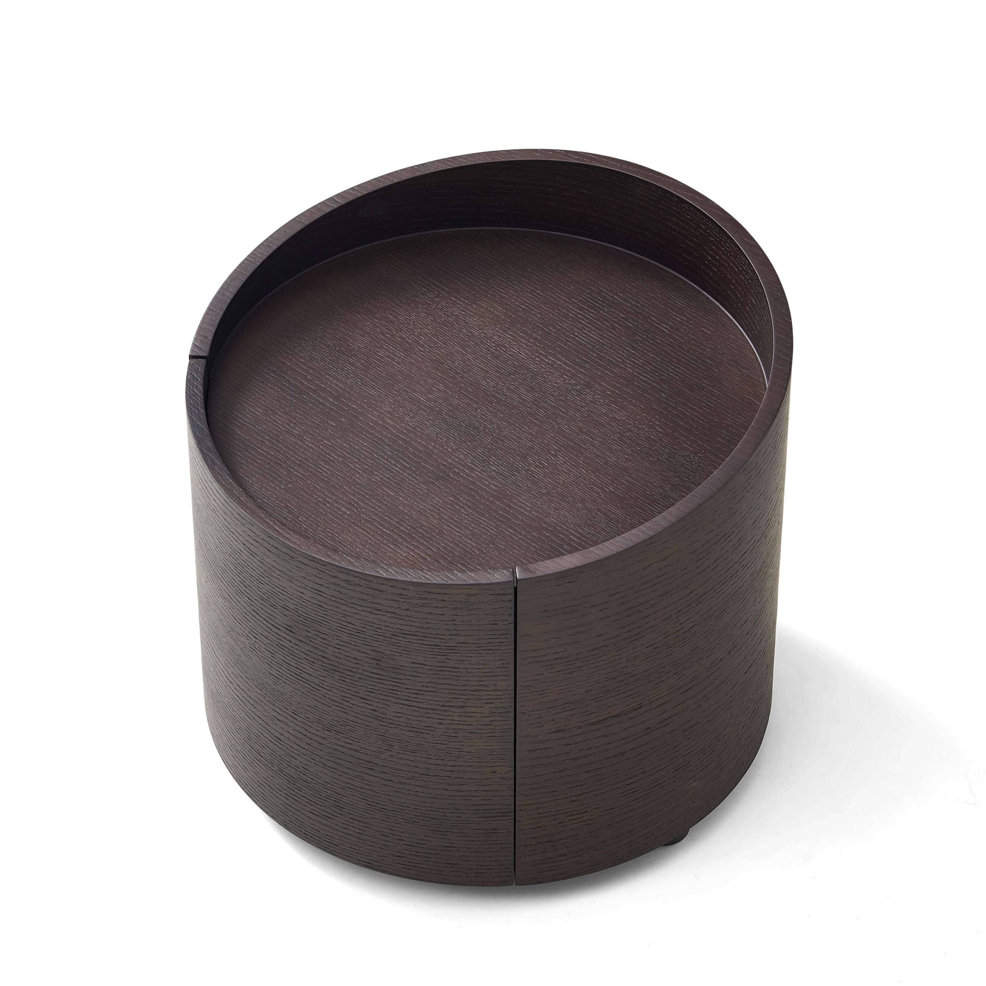 Alder Bedside Table - Smoked Oak