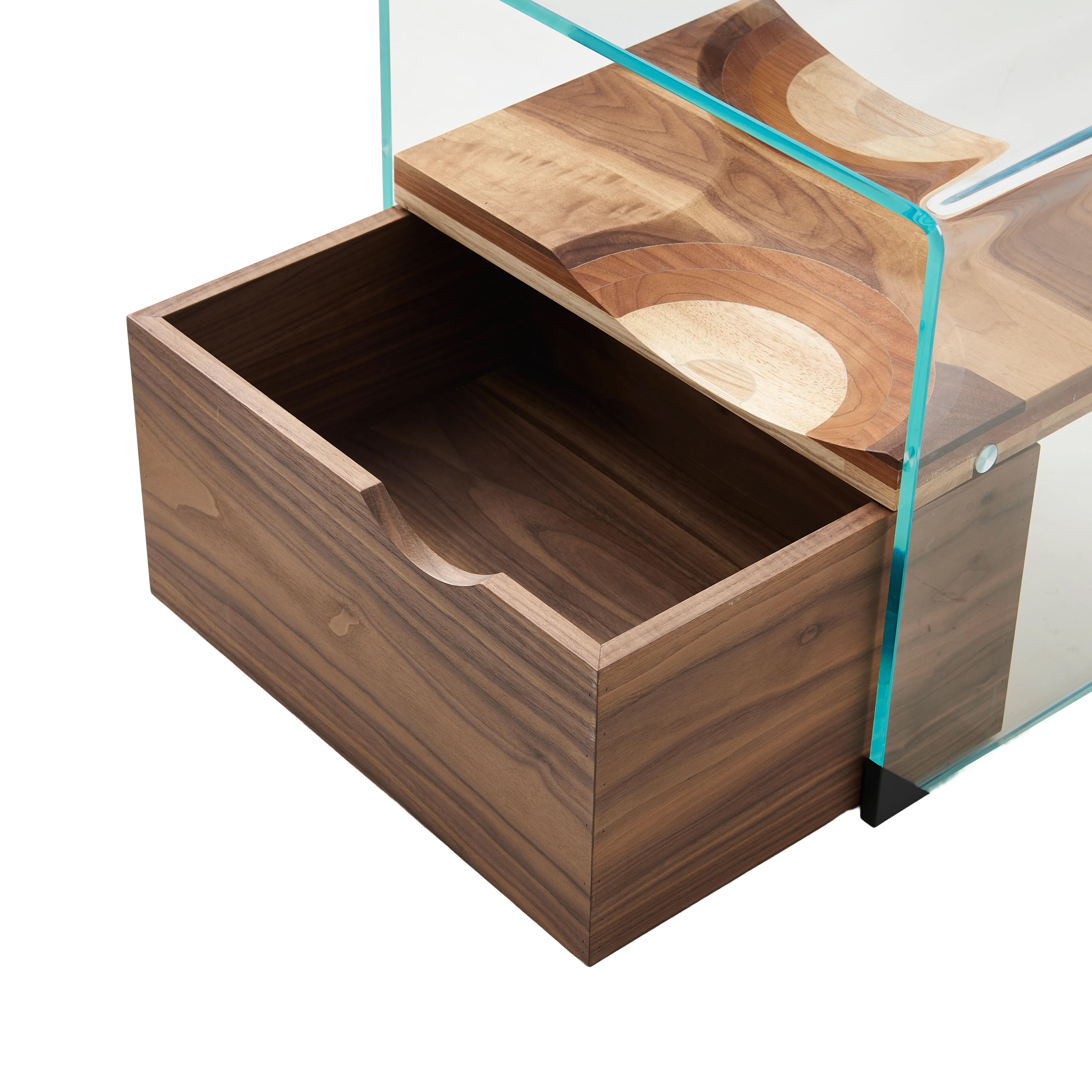 Kalif Bedside Table with Drawer