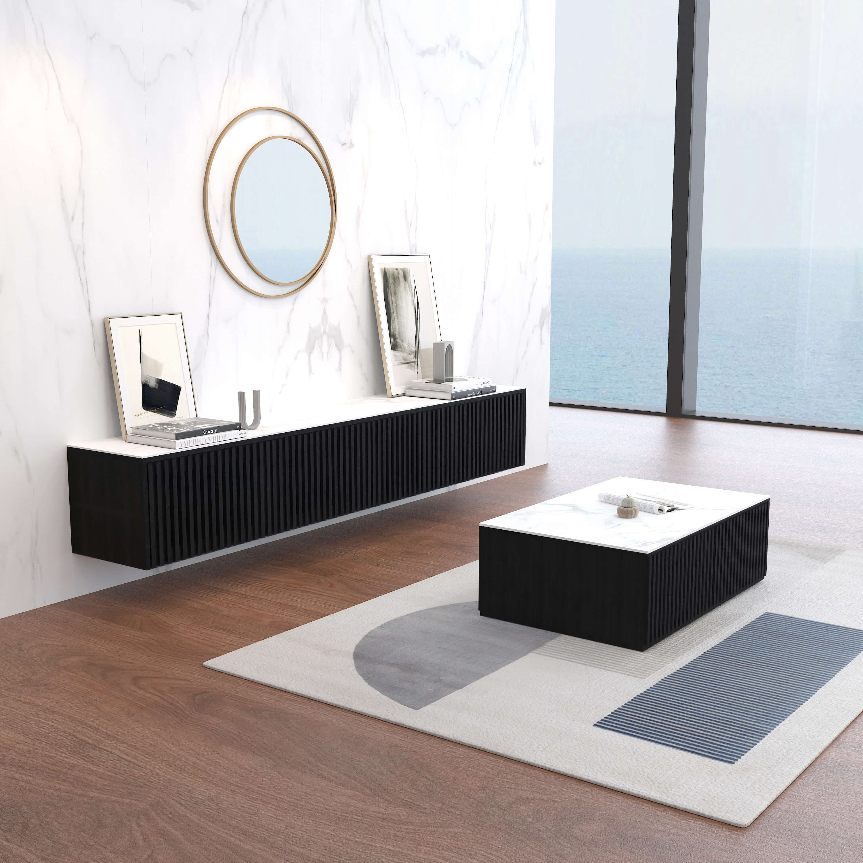 Nora Coffee Table White