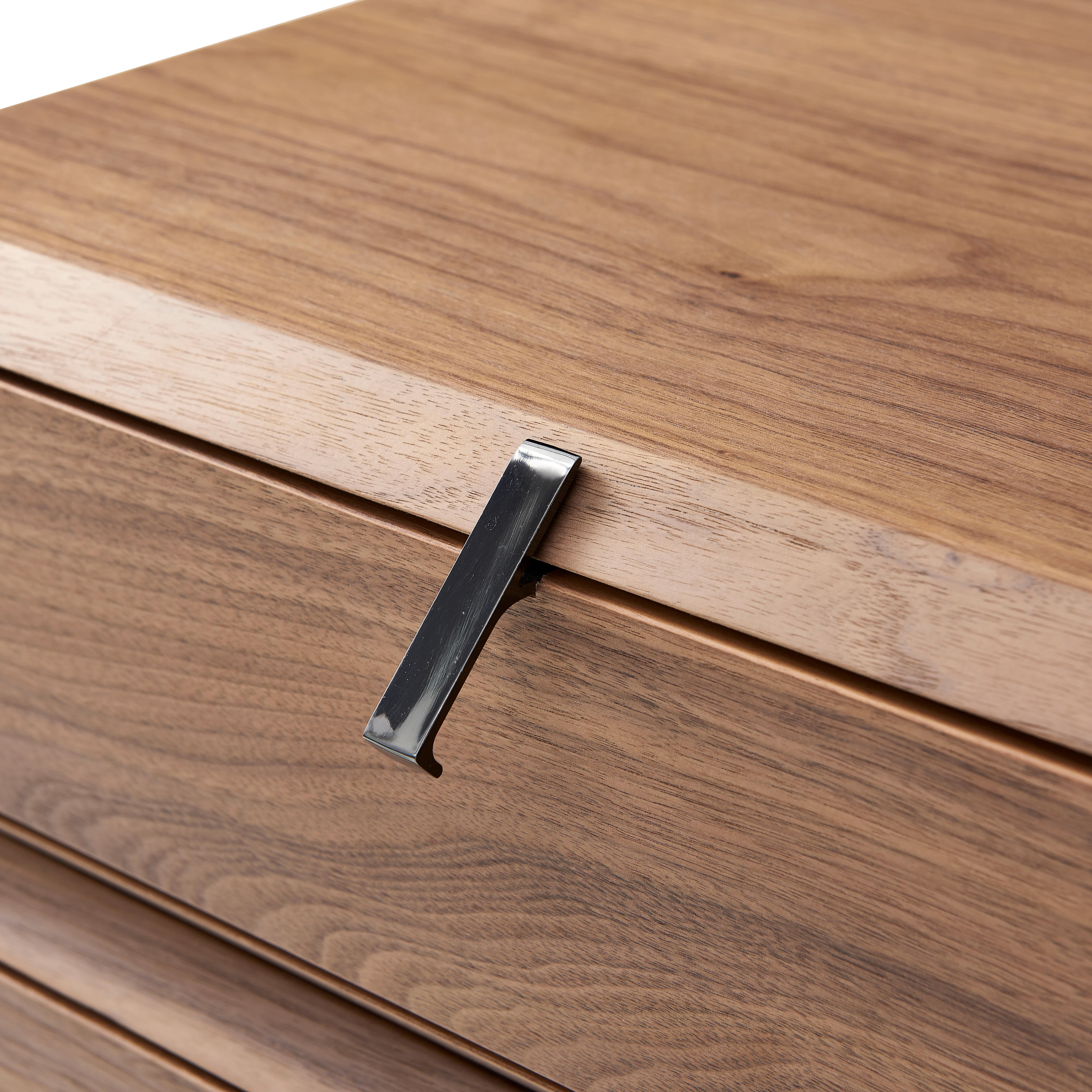 Oscar Bedside Table - Light Walnut