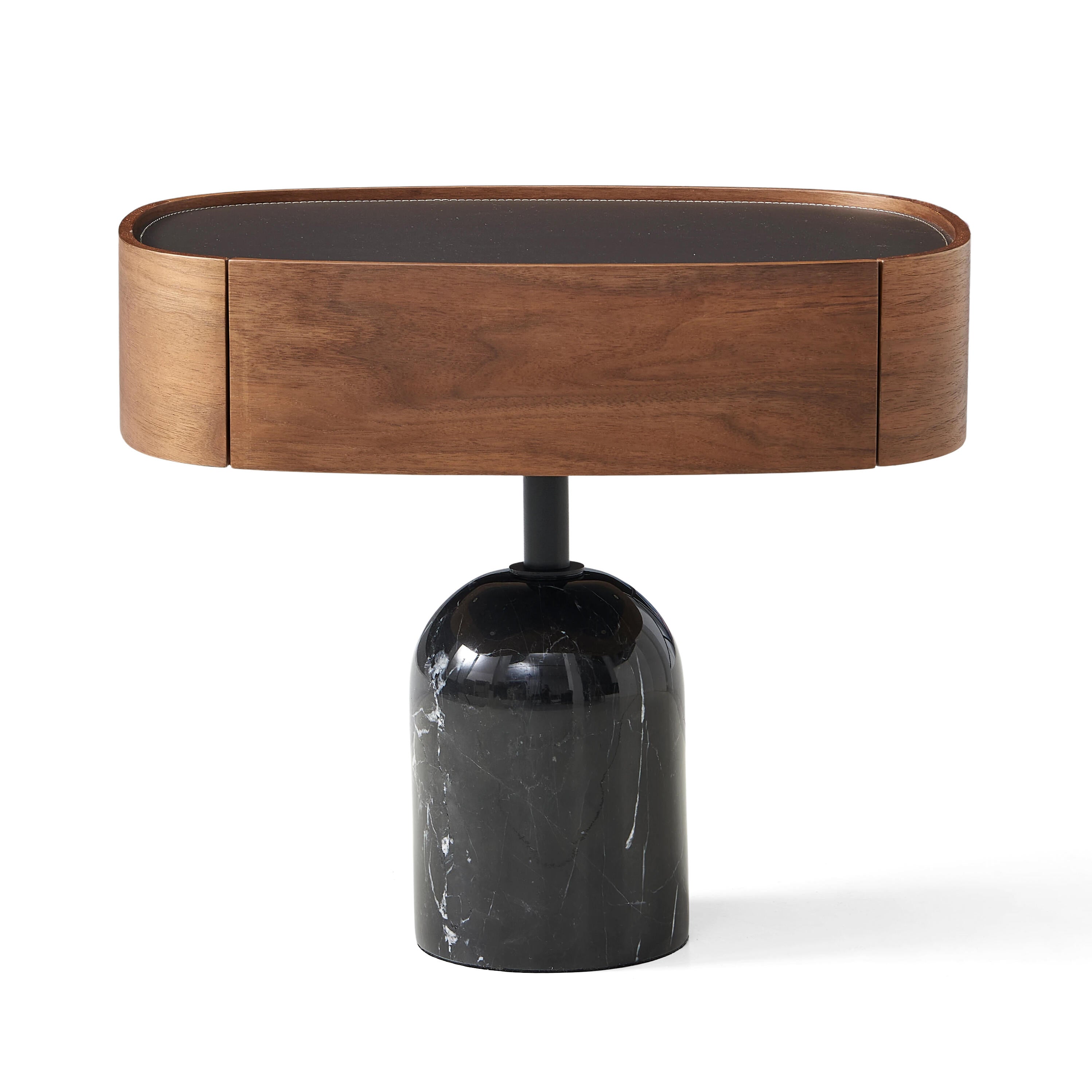 Vesta Bedside Table Black