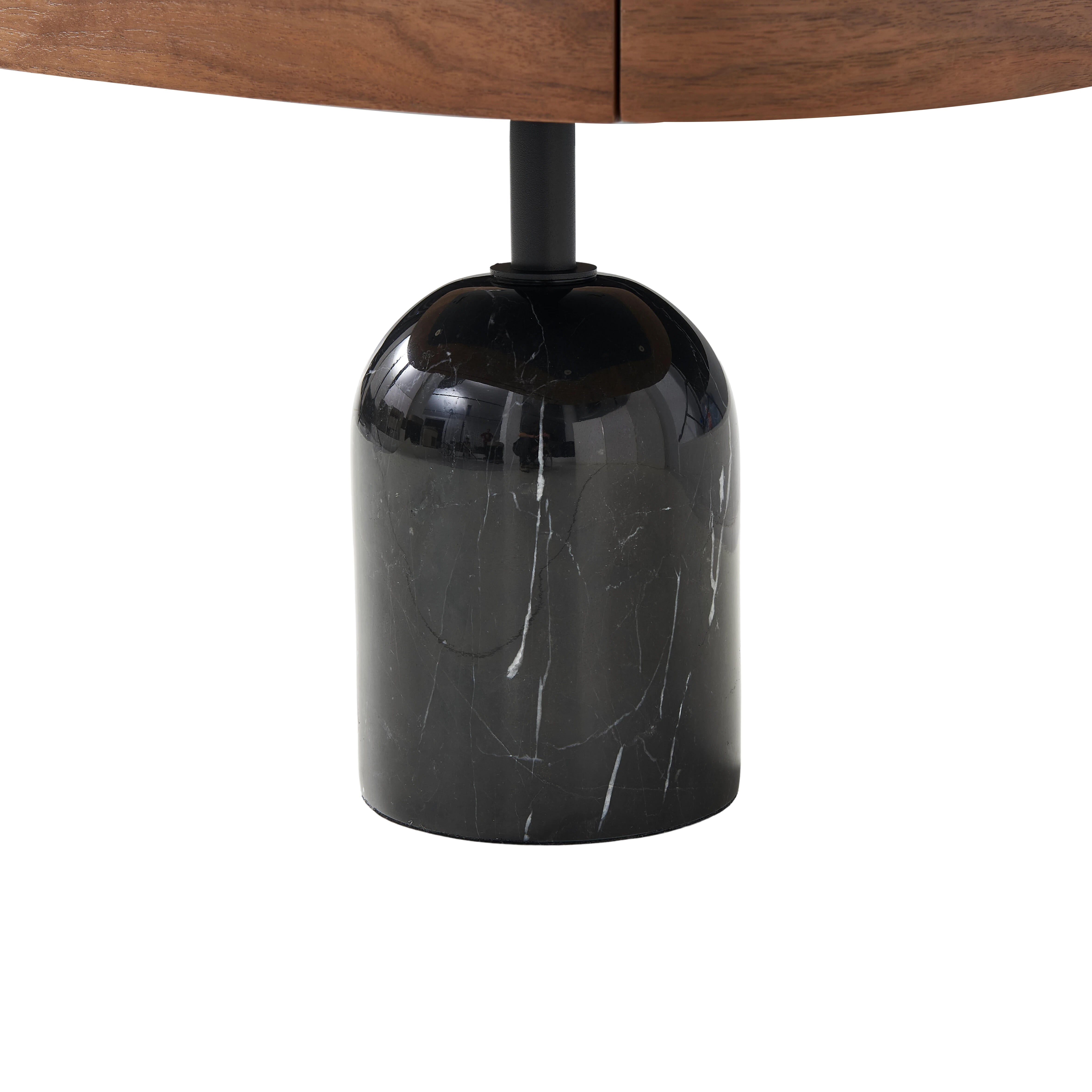Vesta Bedside Table Black
