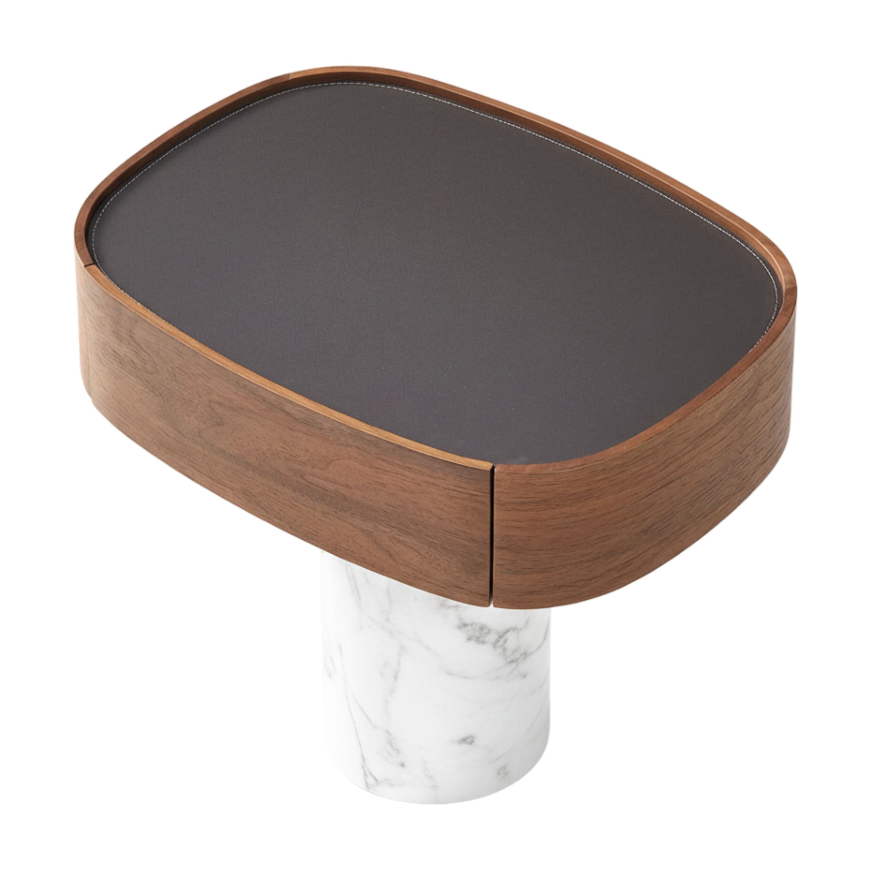 Vesta Bedside Table White