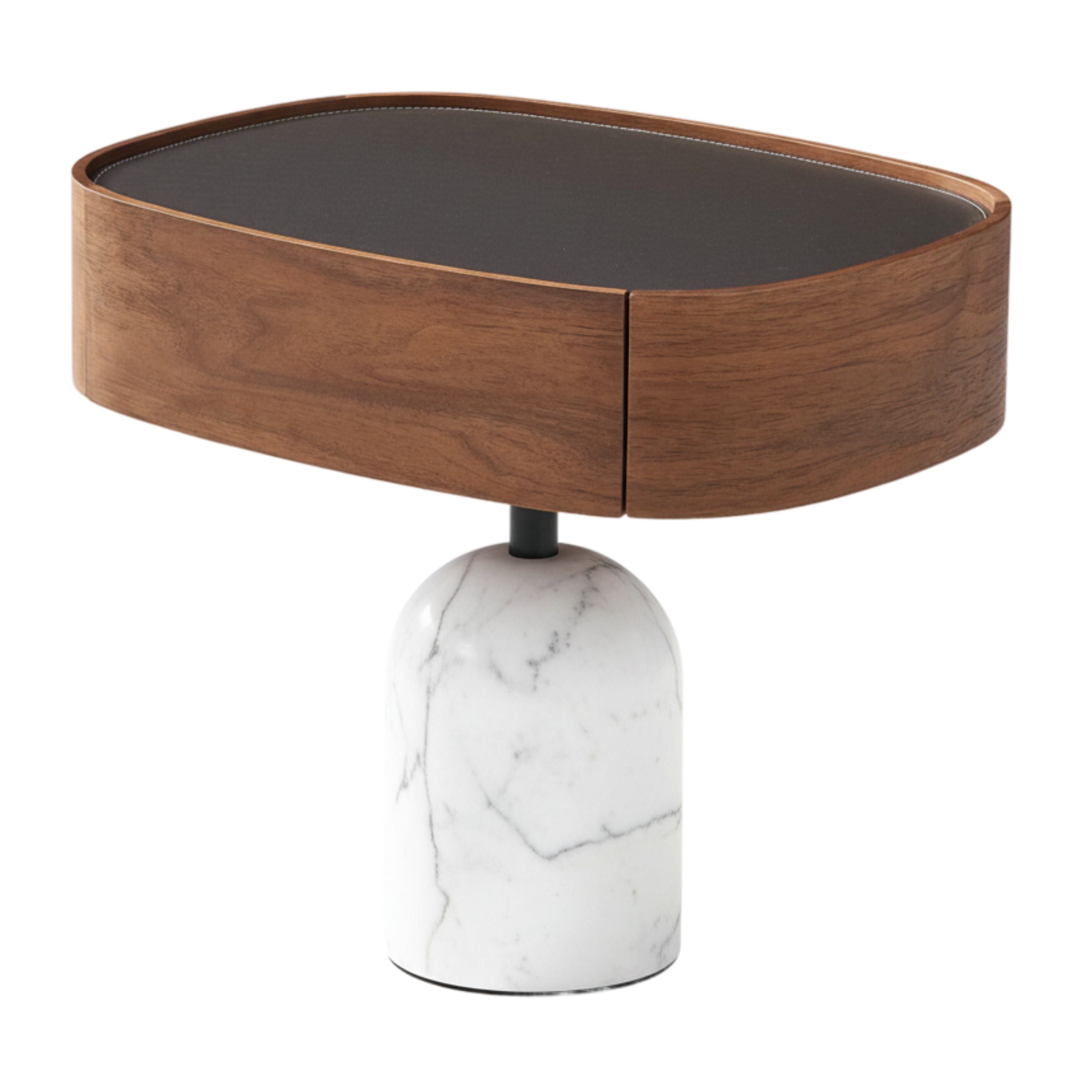 Vesta Bedside Table White