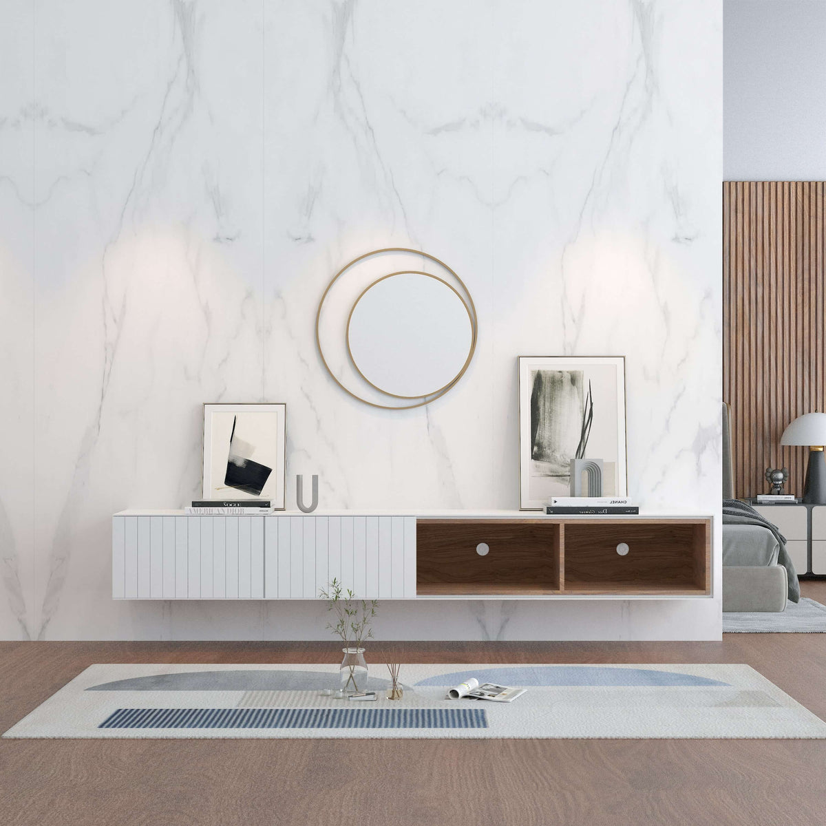 Floating TV Unit | Floating Entertainment Unit | Wall Mounted TV Unit