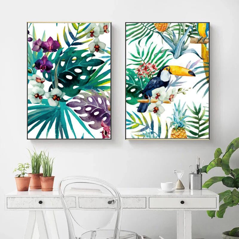 Toucan Forest Print