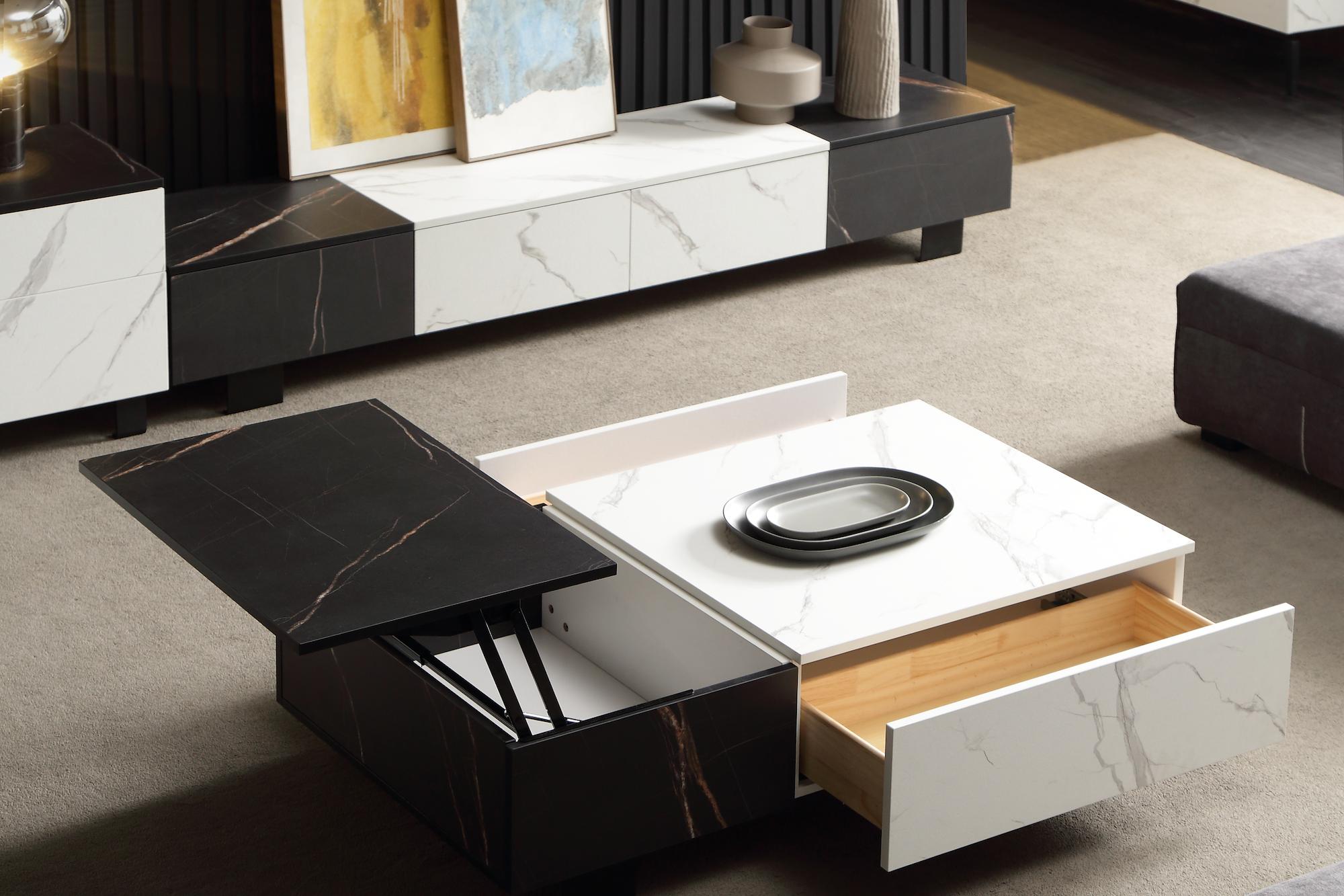 2 draw coffee table