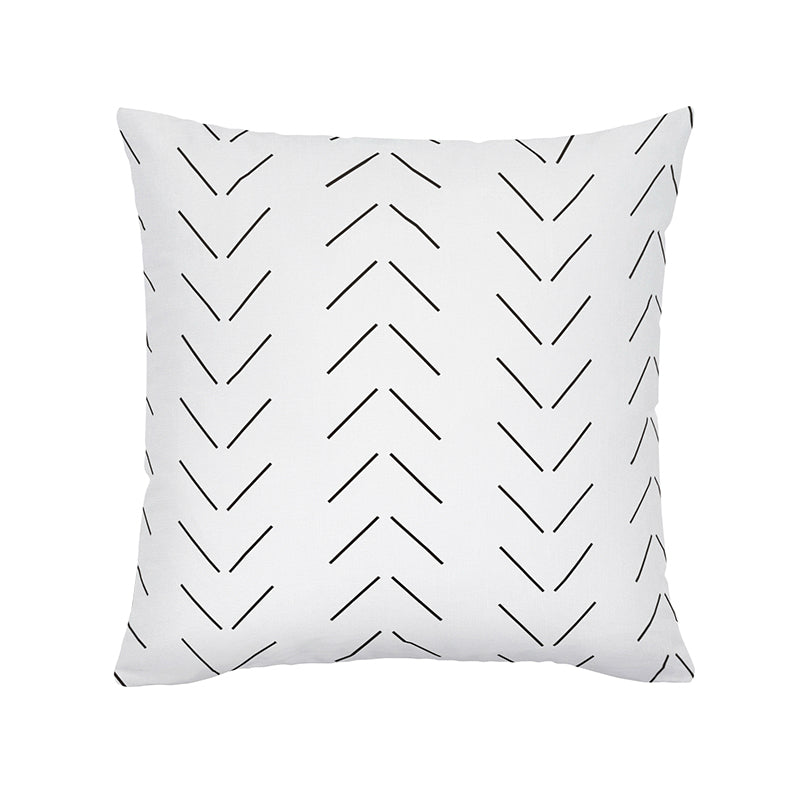 Black and white boho cushions discount