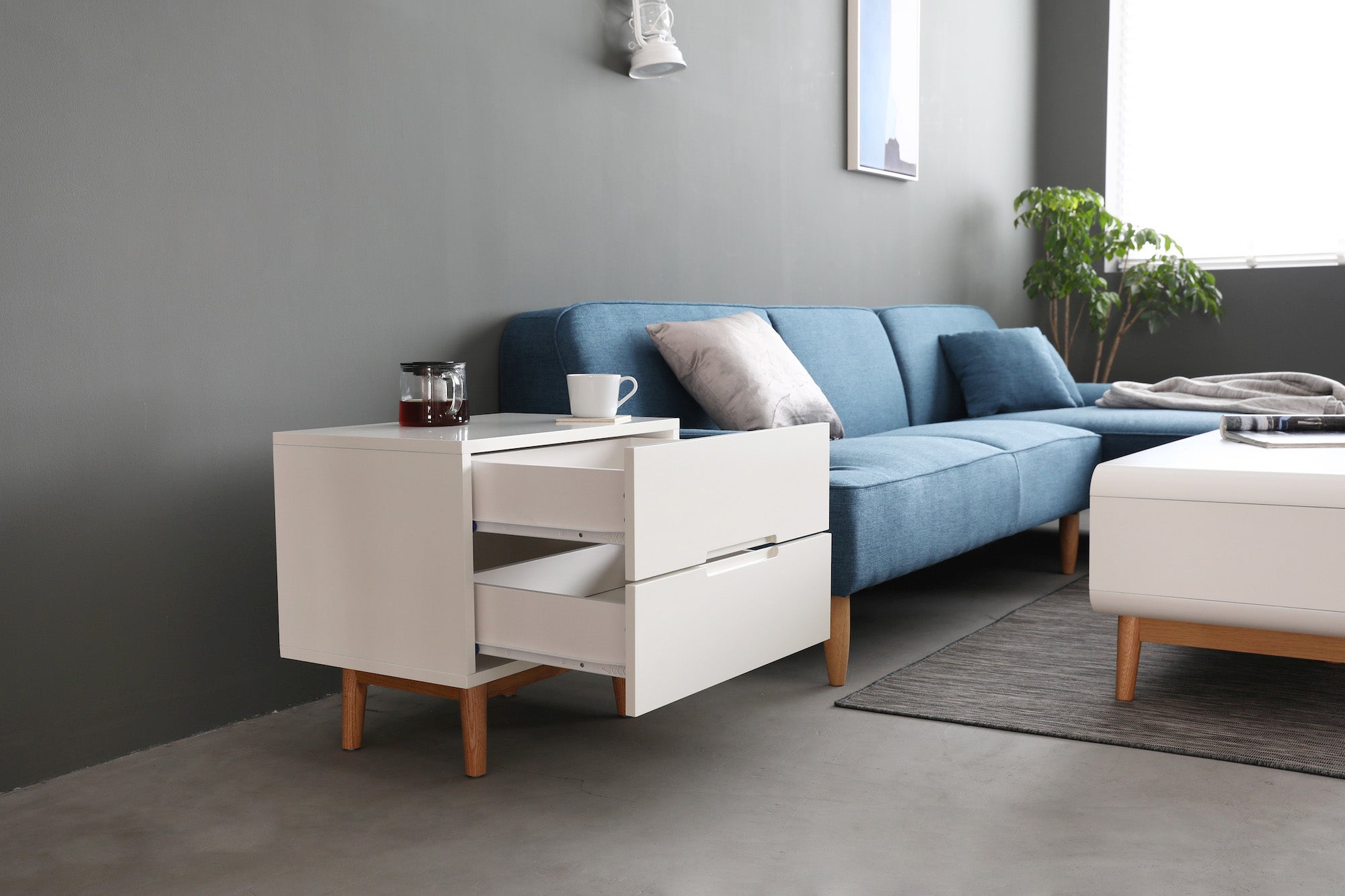 Sleek Bedside Table