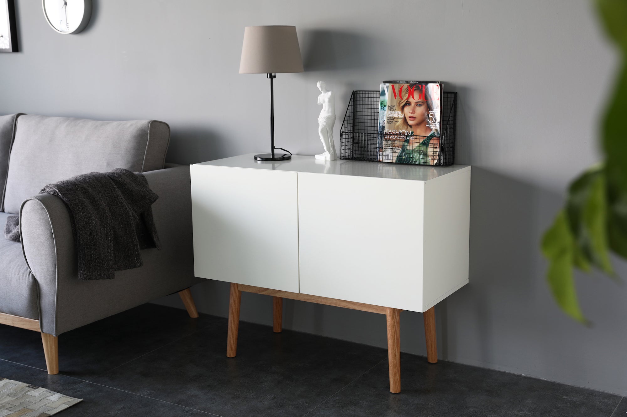 Cabinet White Melamine Exterior